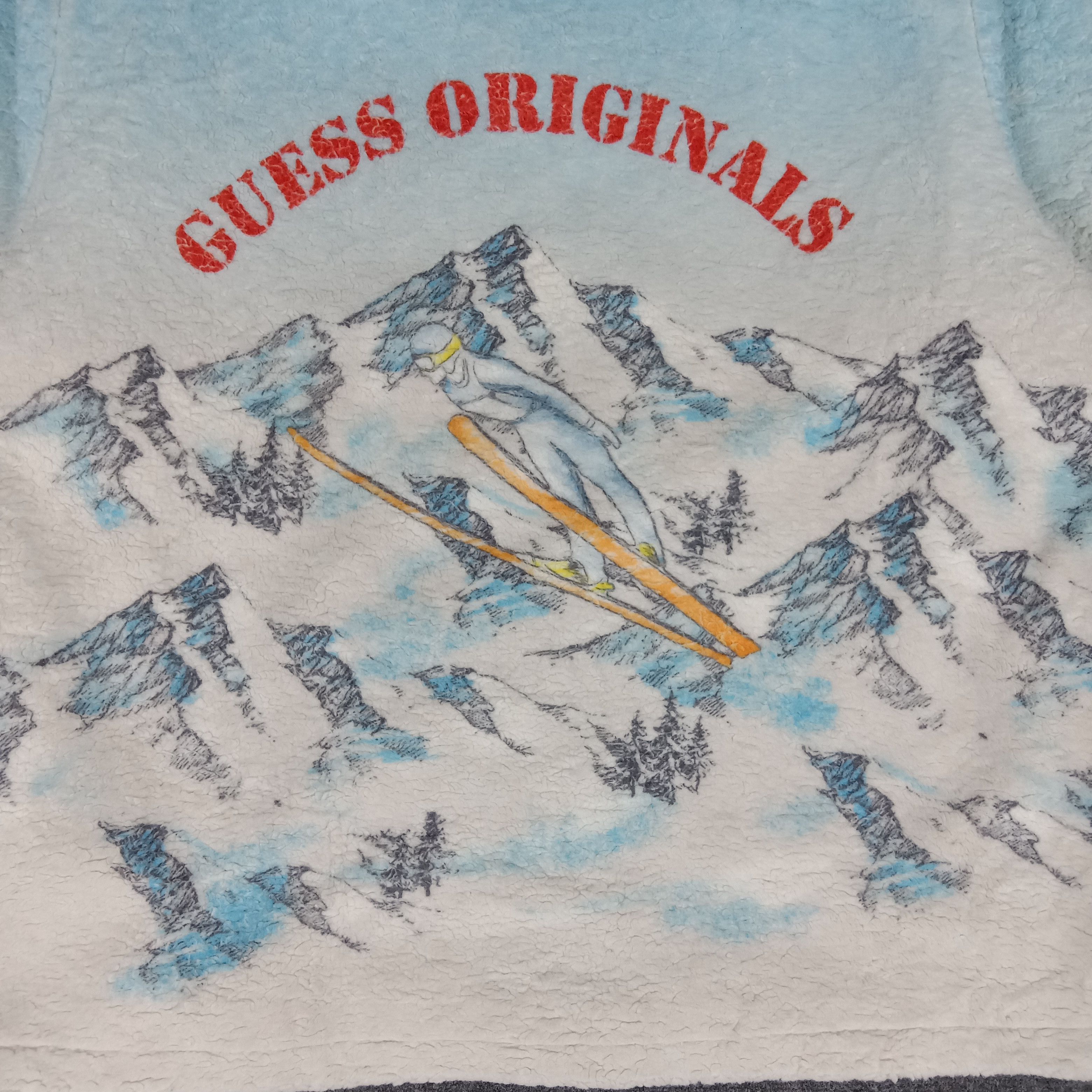 Guess × Vintage Guess Original Sport Style Ski Outdoor Sweatshirt Size US XL / EU 56 / 4 - 2 Thumbnail