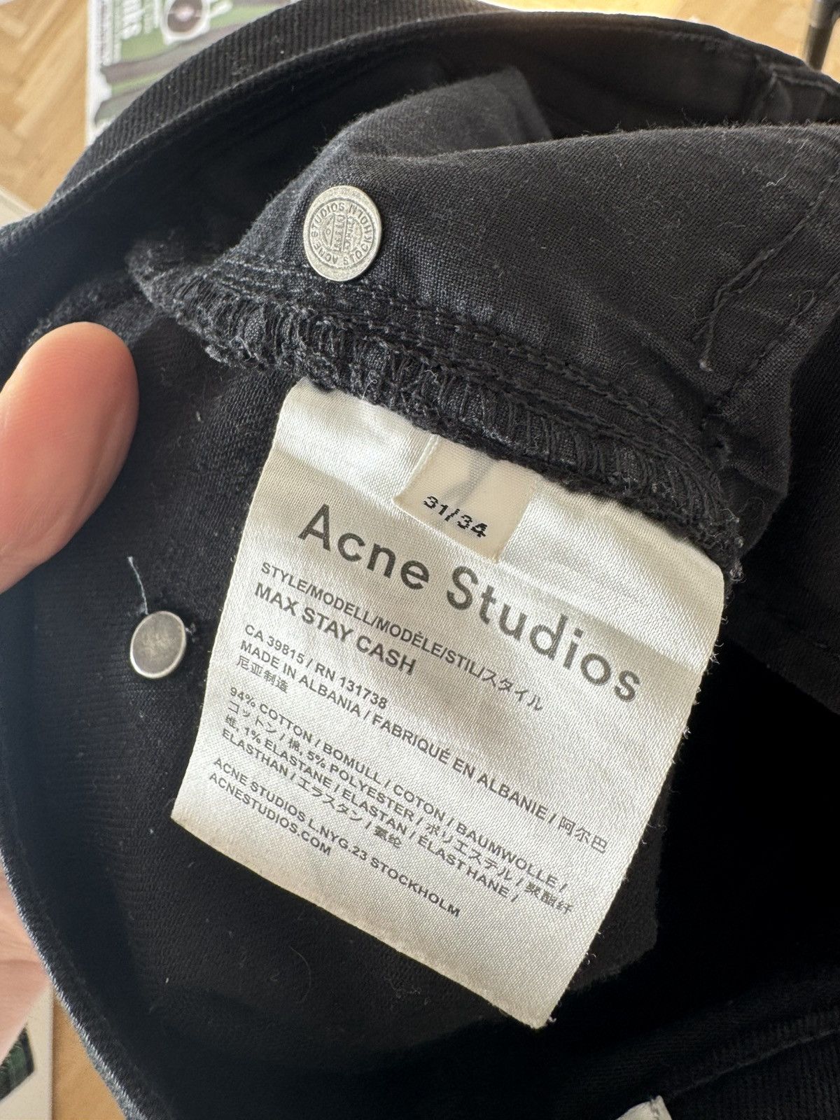 Acne Studios Acne Studios Skinny Luxury Quality Denim Slim Jeans Rare Size US 31 - 4 Thumbnail