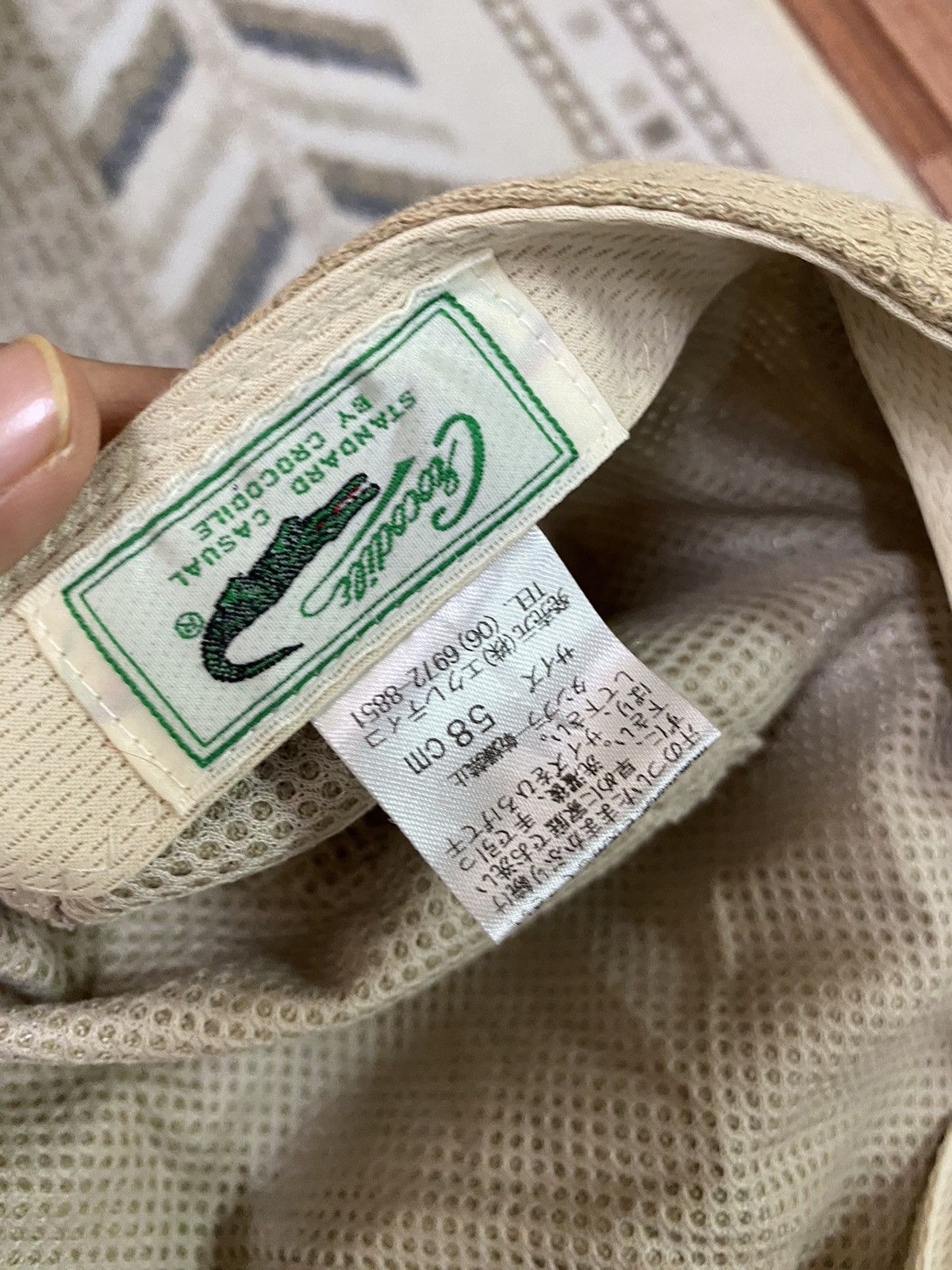 Japanese Brand × Vintage Vintage Crocodile Small Logo Baretta Hat Size ONE SIZE - 5 Thumbnail