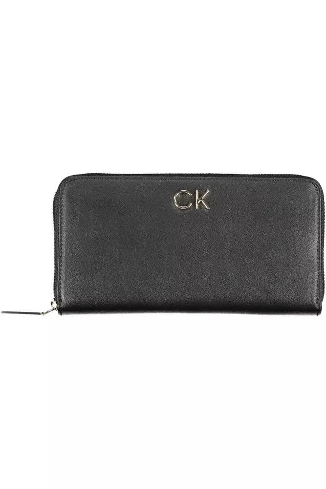 Calvin Klein Black Polyethylene Women Women's Wallet Size ONE SIZE - 1 Thumbnail