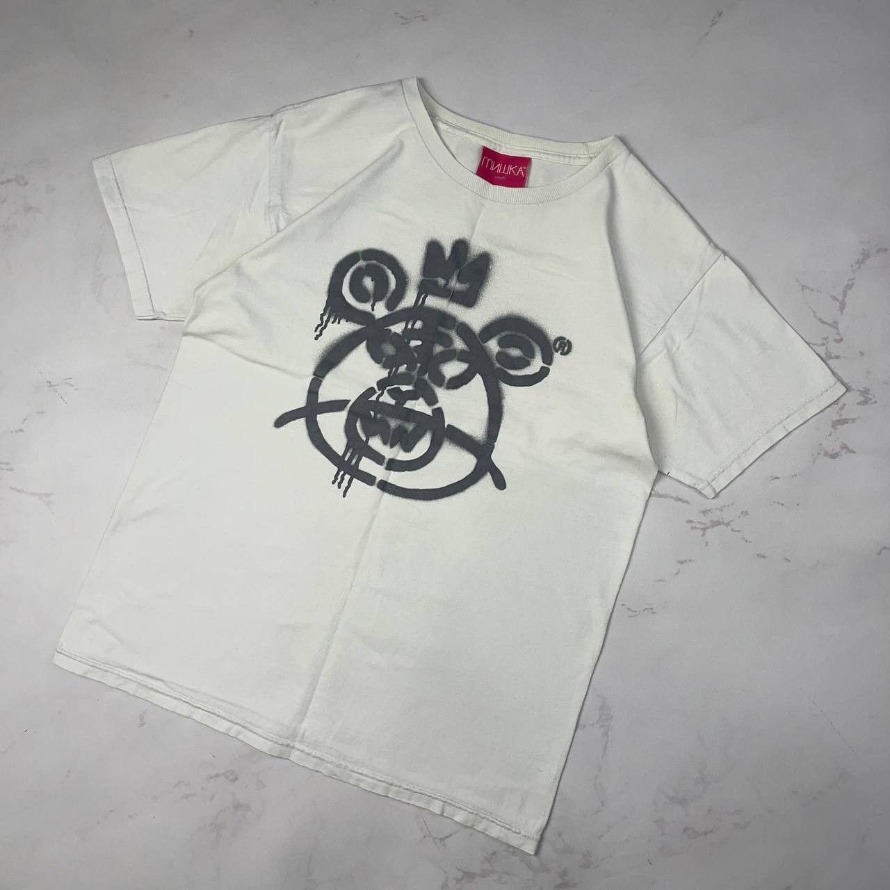 Vintage Vintage T Shirt Mishka Мишка Size S Size US S / EU 44-46 / 1 - 1 Thumbnail