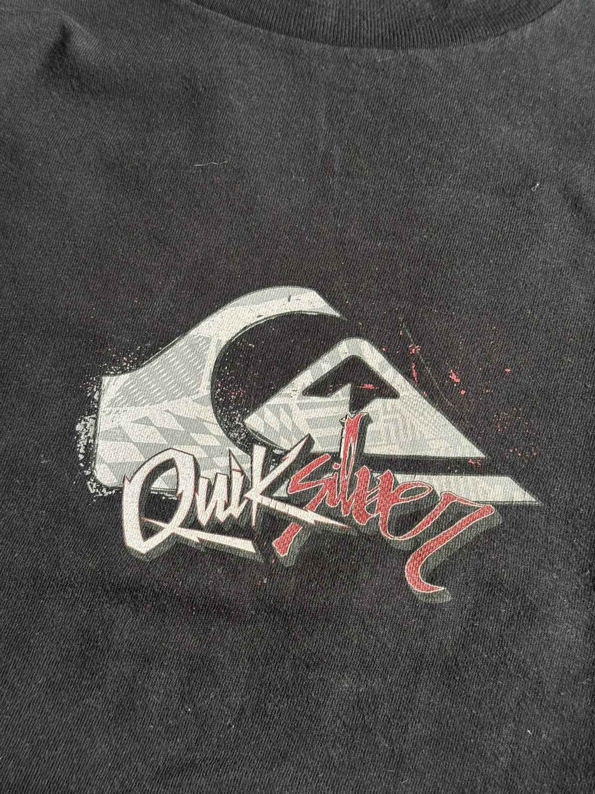 Quiksilver Quiksilver Quicksilver big logo surf tee tshirts long sleeve Size US L / EU 52-54 / 3 - 13 Thumbnail