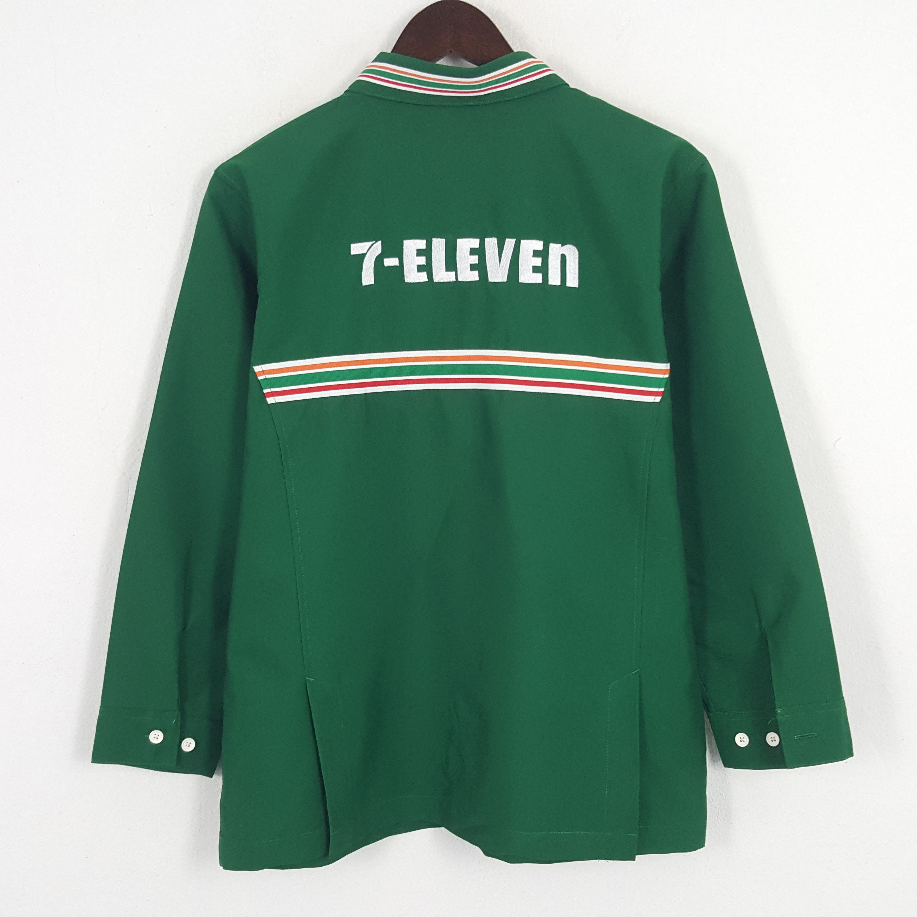 Japanese Brand × Vintage Vintage 7 Eleven Embroidery Logo Worker Uniform Jacket Size US S / EU 44-46 / 1 - 1 Thumbnail