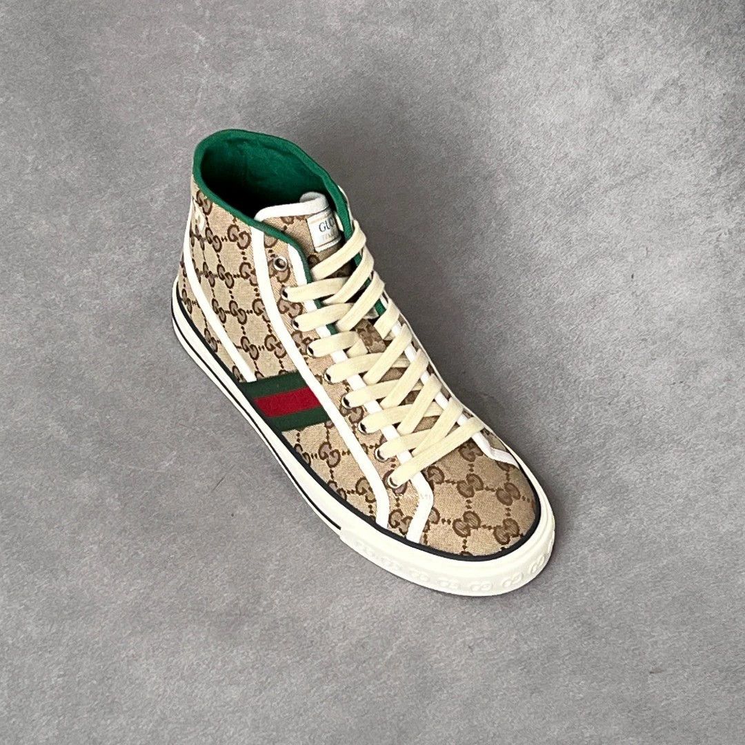 Gucci Gucci GG Supreme Embroidered High-Top Sneaker Size US 8 / EU 41 - 7 Thumbnail