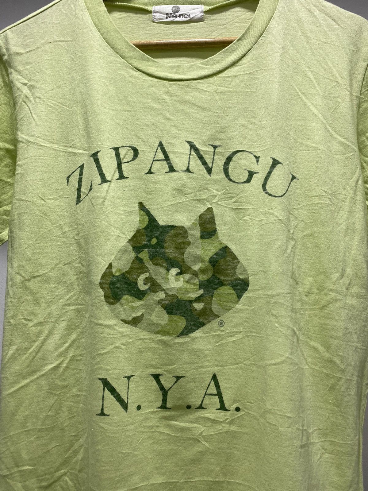 Issey Miyake × Japanese Brand × Ne-Net Sick☠️ Issey Miyake Cat Nenet Reverse Print Designer Size US M / EU 48-50 / 2 - 3 Thumbnail
