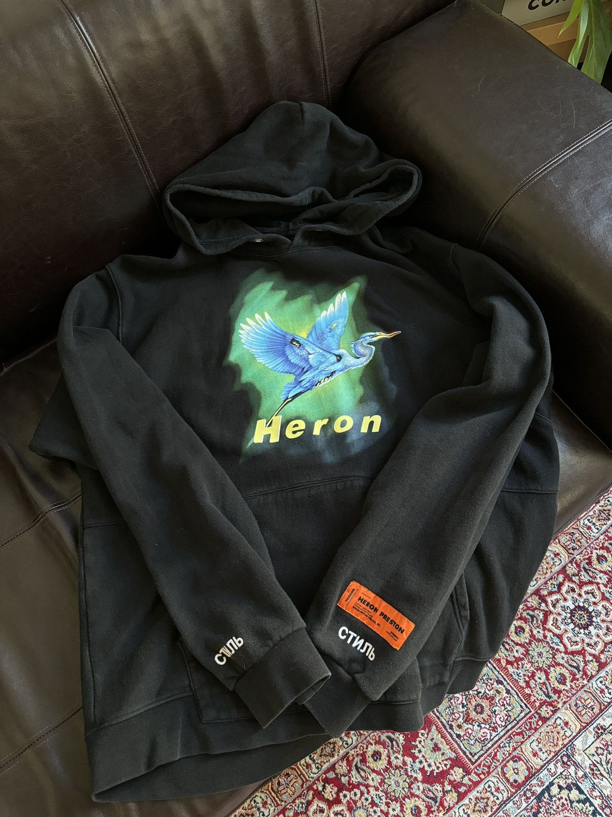 Heron preston shop airbrush hoodie