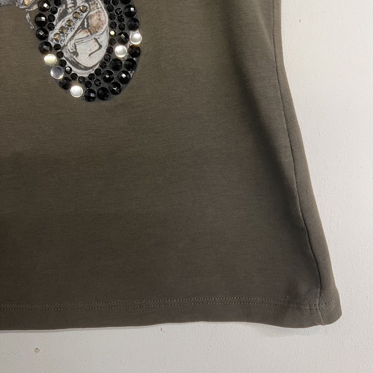 Japanese Brand CORSO ROSSO beaded and sequined Deco Art Scooter Tshirt Size S / US 4 / IT 40 - 5 Thumbnail