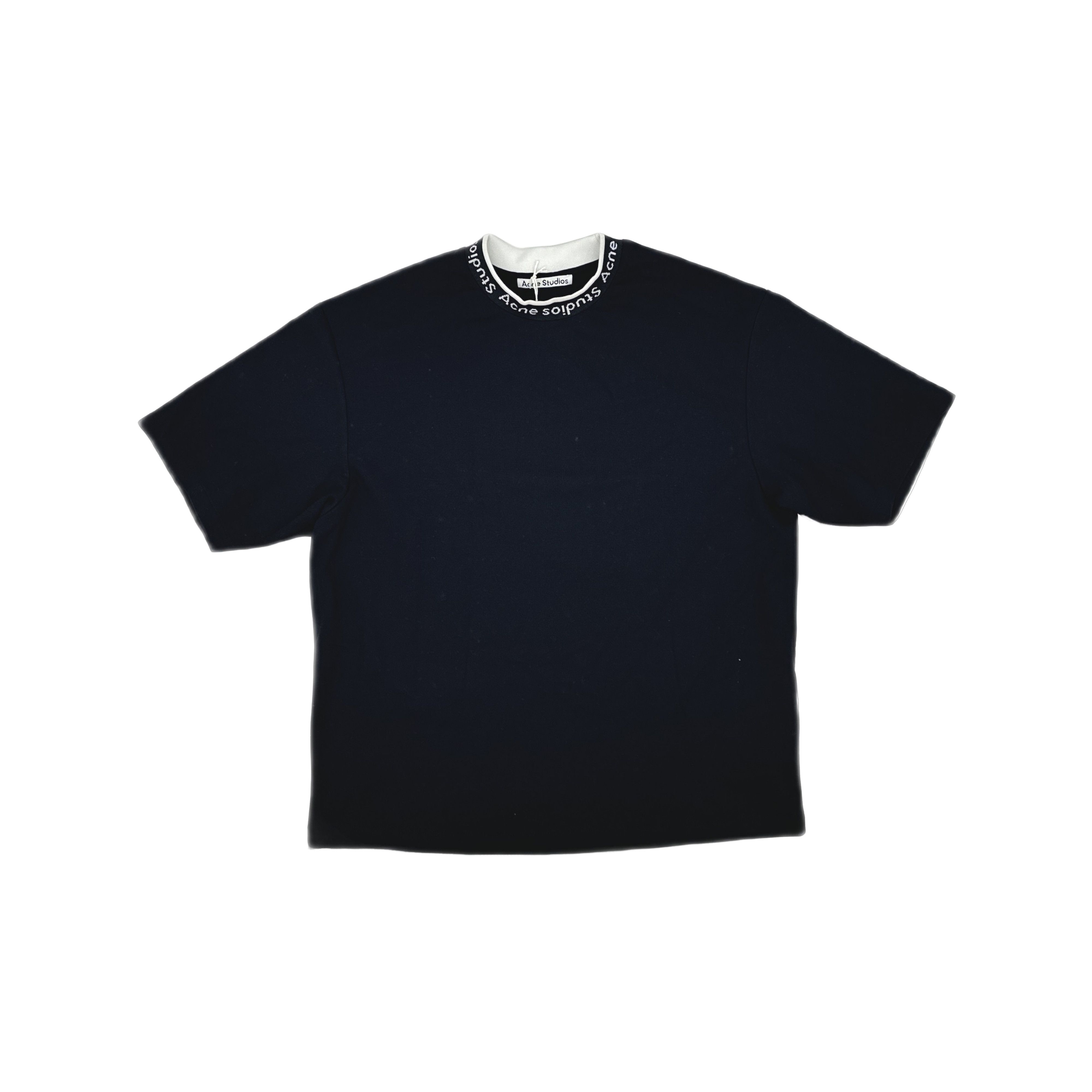 Acne Studios Acne Studios Logo Jacquard Neck T-Shirt Size S Size US S / EU 44-46 / 1 - 1 Thumbnail