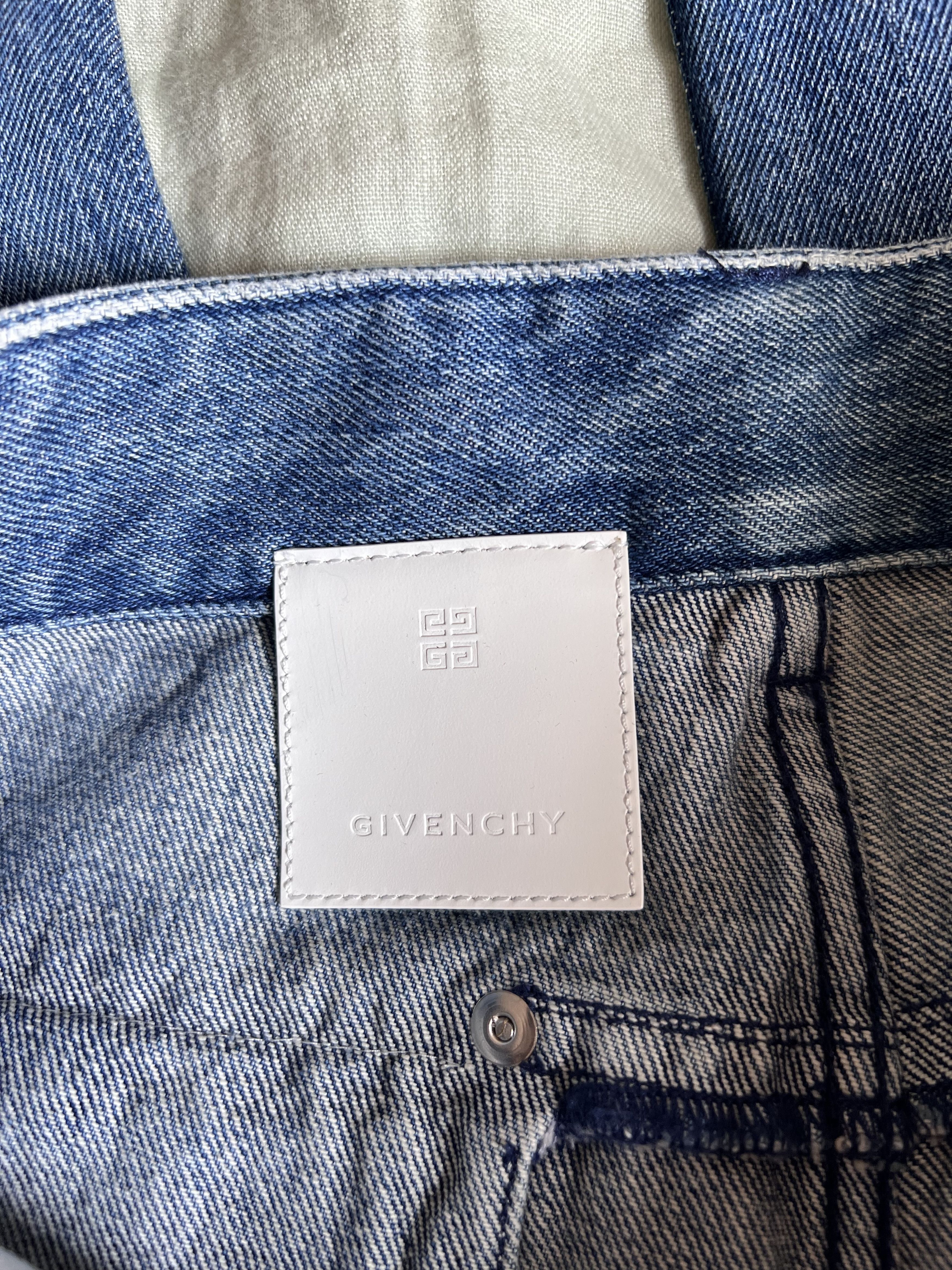 Givenchy Givenchy 4G Zipper Detail Denim Jeans Size US 30 / EU 46 - 7 Thumbnail