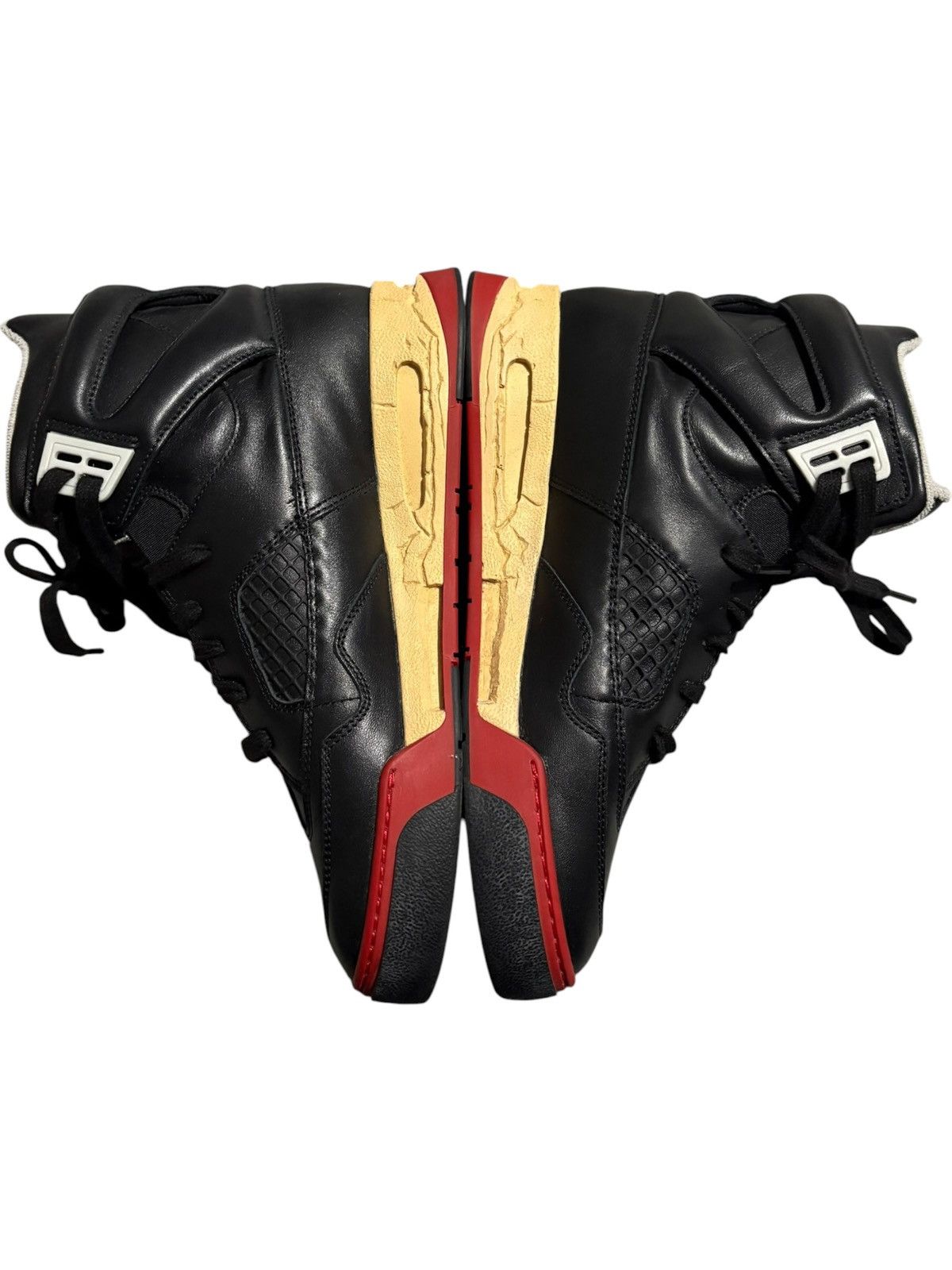 Maison Margiela 7 40 Margiela DDSTCK high Sneaker Deadstock black red jordan Size US 7 / EU 40 - 2 Thumbnail