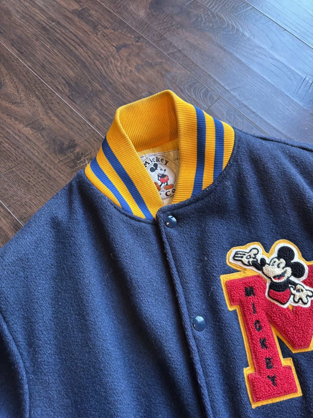 Mickey Mouse Men’s Vintage Mickey Mouse Varsity Size US M / EU 48-50 / 2 - 10 Thumbnail