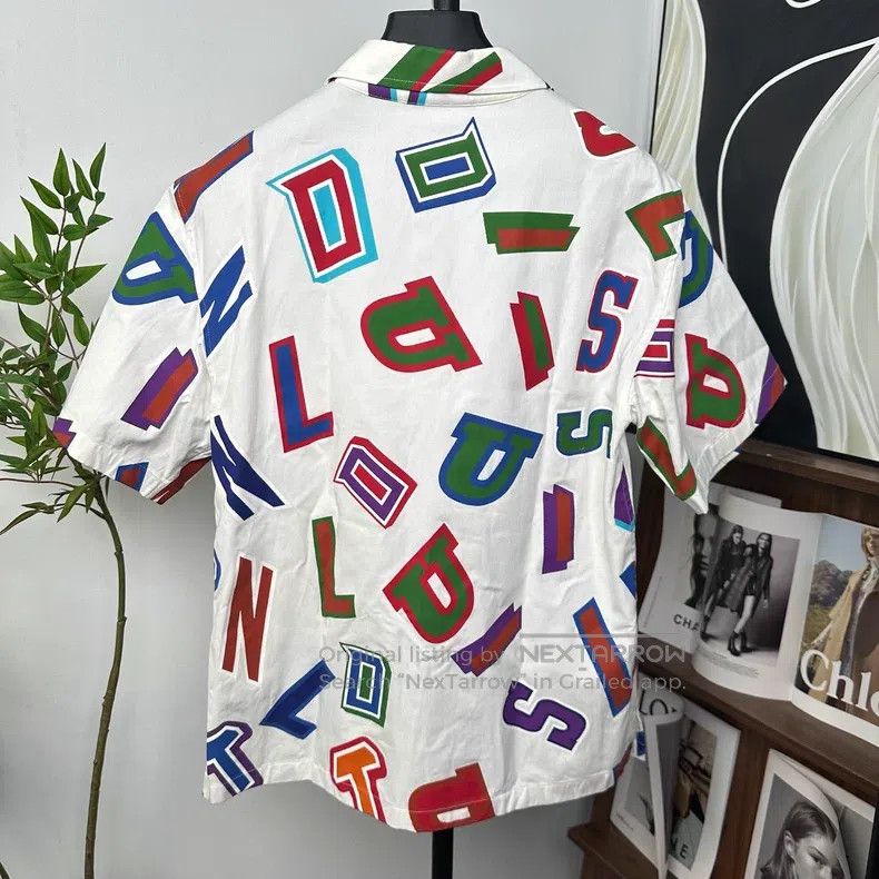 Louis Vuitton Louis Vuitton NBA monogrammed short-sleeved denim shirt Size US S / EU 44-46 / 1 - 2 Thumbnail