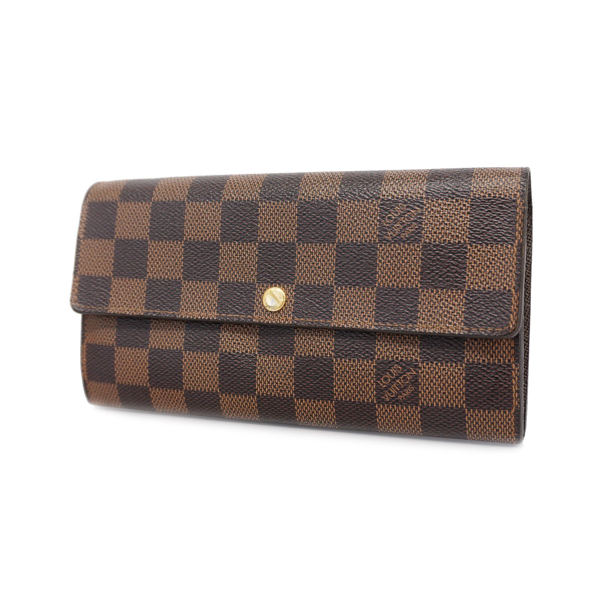 Auth LOUIS VUITTON Portefeuille Astrid Long Wallet M61781 Monogram Used F/S