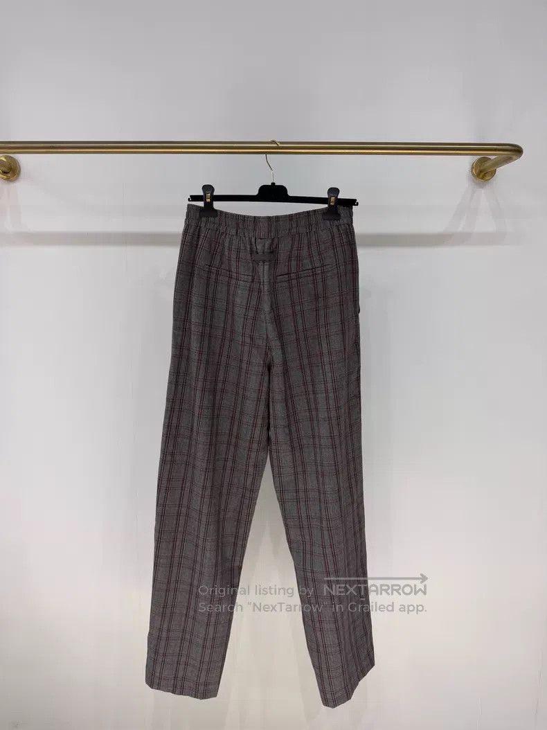 Brunello Cucinelli Brunello Cucinelli Plaid Stud Wool Long Pants Size 27" / US 4 / IT 40 - 2 Thumbnail
