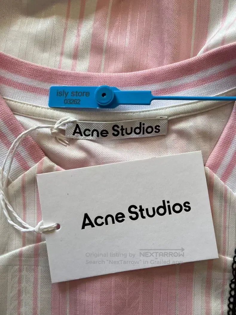 Acne Studios Acne Studios Contrast letter football long-sleeve T-shirt, Size US M / EU 48-50 / 2 - 5 Thumbnail