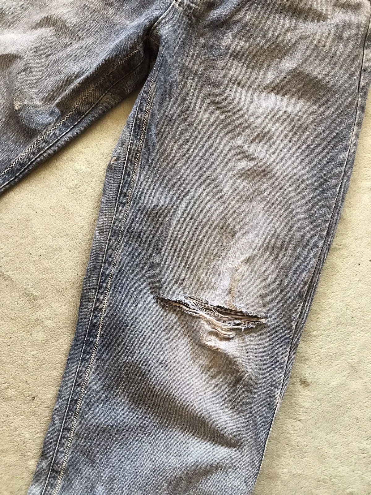 Coogi Coogi Baggy Distressed Ripped Jean Size US 34 / EU 50 - 9 Thumbnail