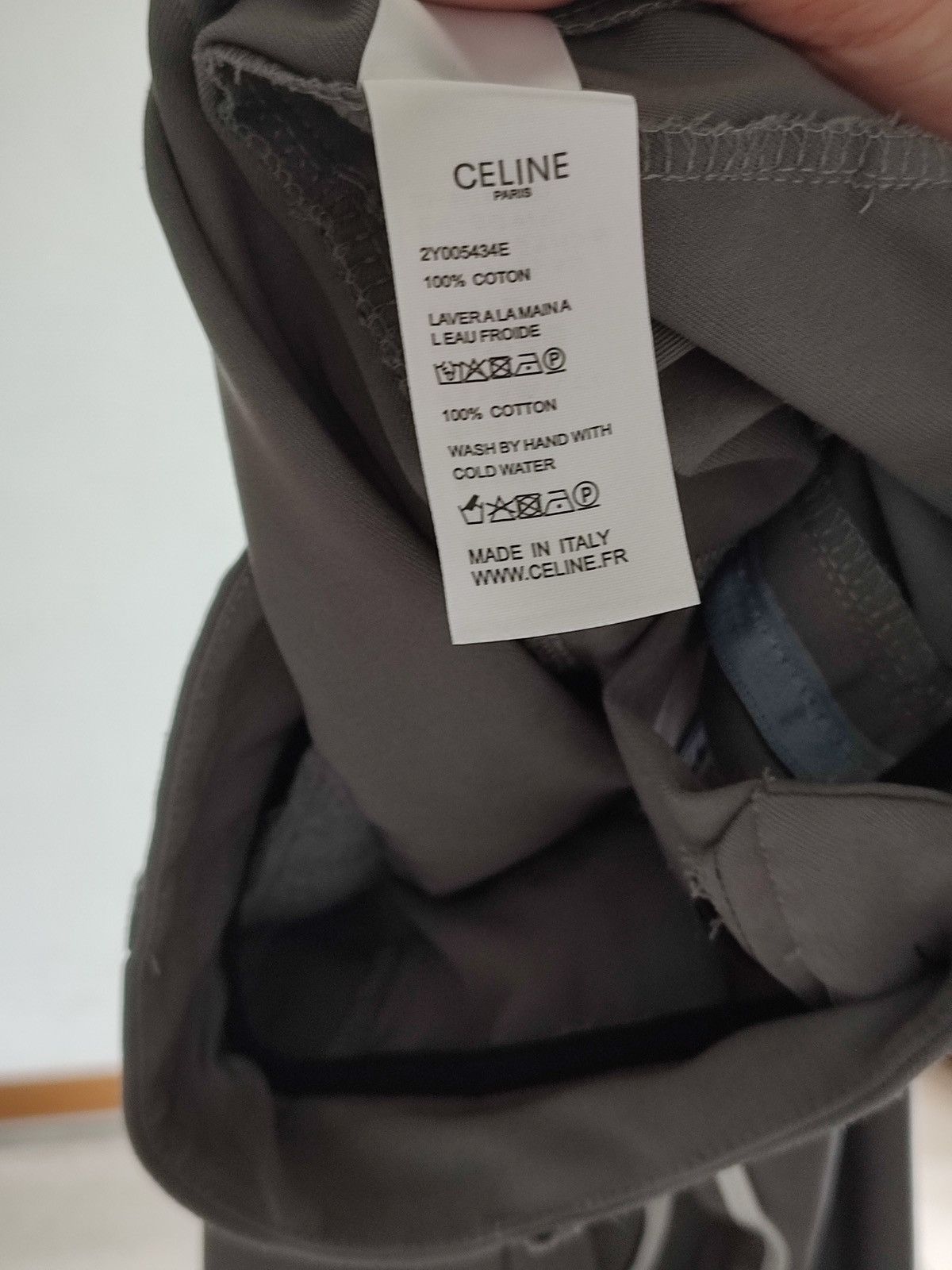 Celine Elegant straight leg pants Celine Size 24" / US 00 / IT 34 - 6 Thumbnail