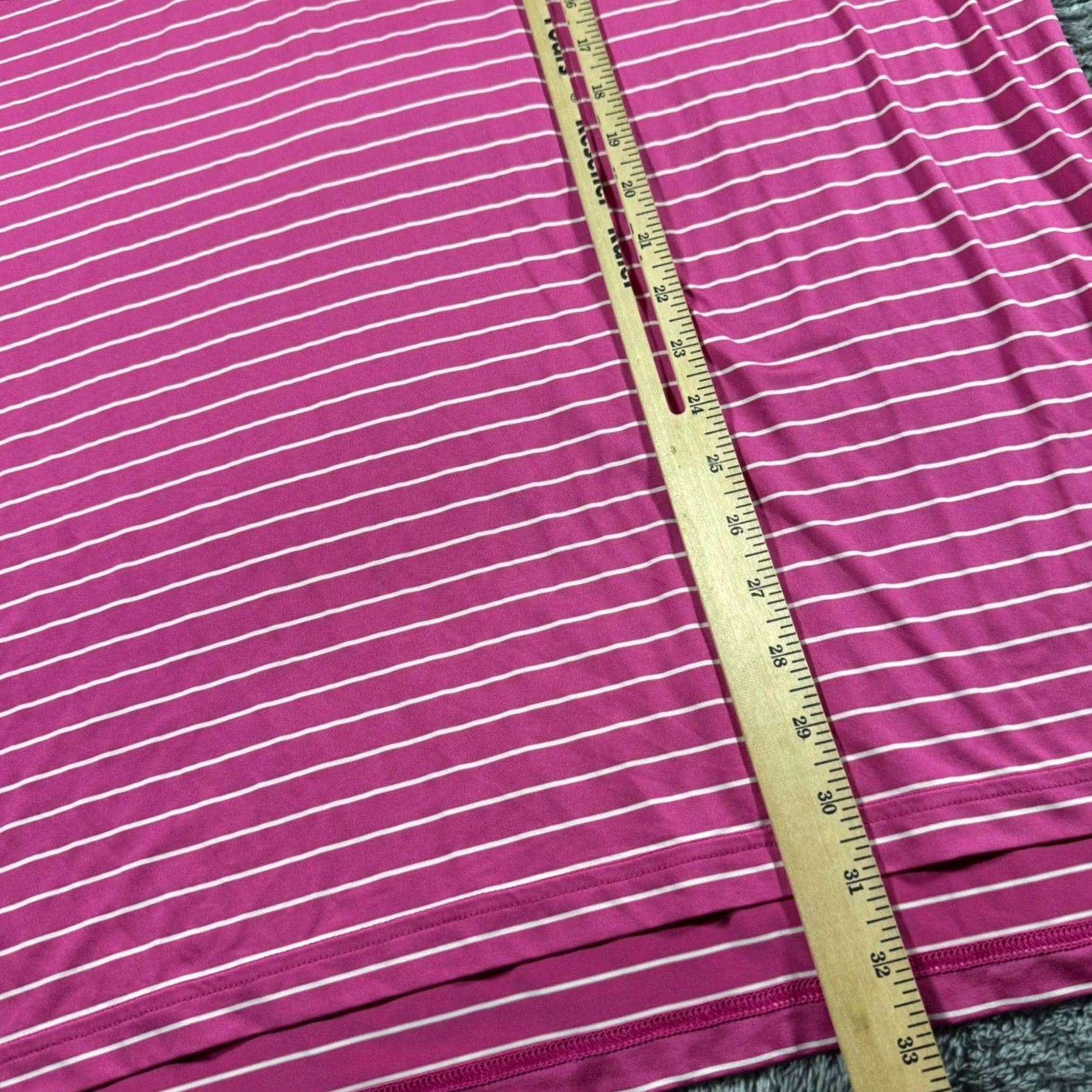 RLX Ralph Lauren RLX Ralph Lauren Shirt Mens XL Pink Performance Golf Polo Striped Club Size US XL / EU 56 / 4 - 6 Thumbnail