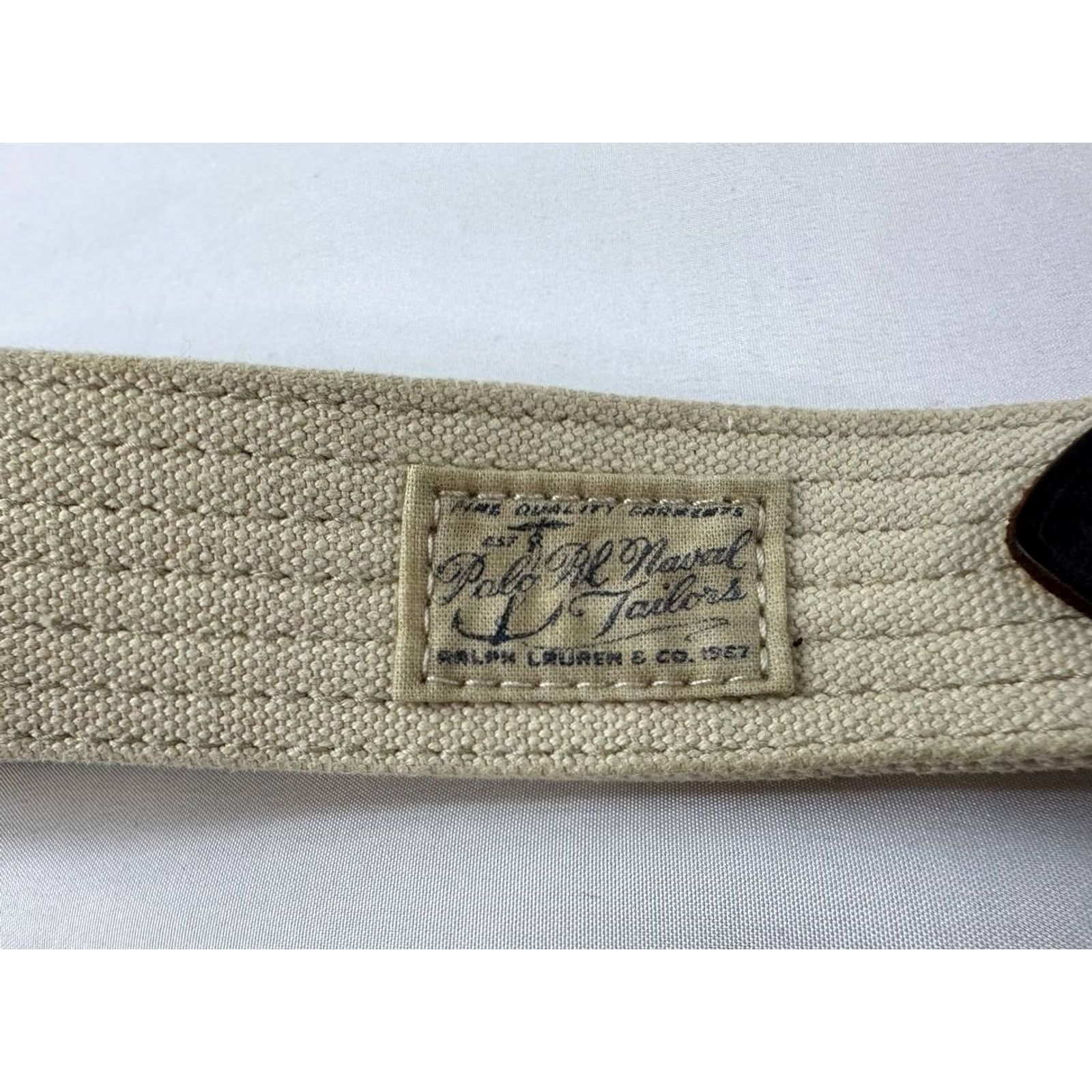 Polo Ralph Lauren Polo Ralph Lauren Belt Men’s Size 36 Brown Leather Stitched Canvas Size US M / EU 48-50 / 2 - 3 Thumbnail