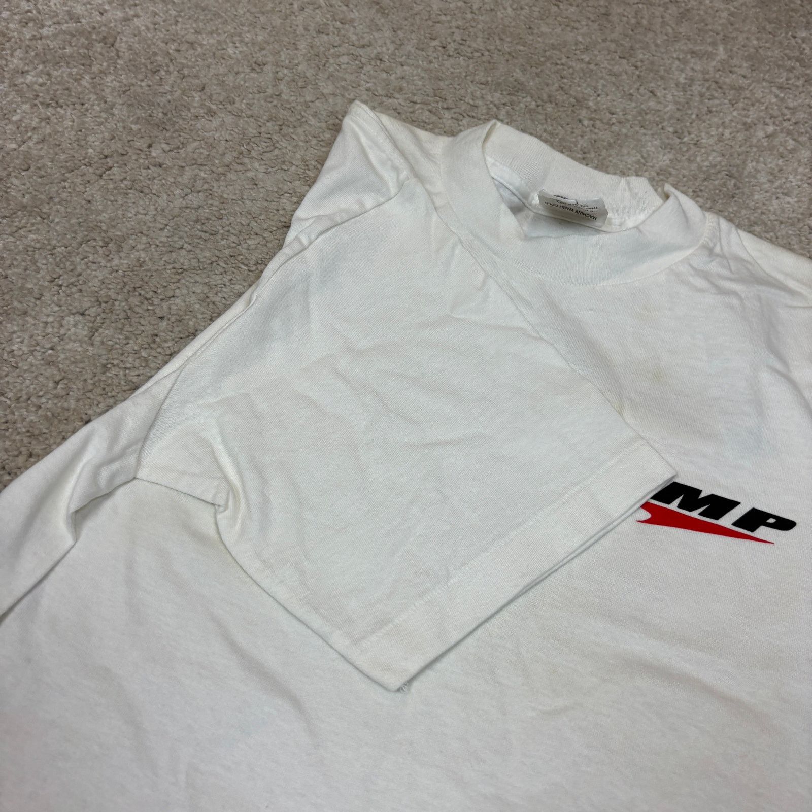 Vintage Rare Vintage 90s SMP Skateboarding Logo T Shirt Men's Medium Size US M / EU 48-50 / 2 - 9 Thumbnail