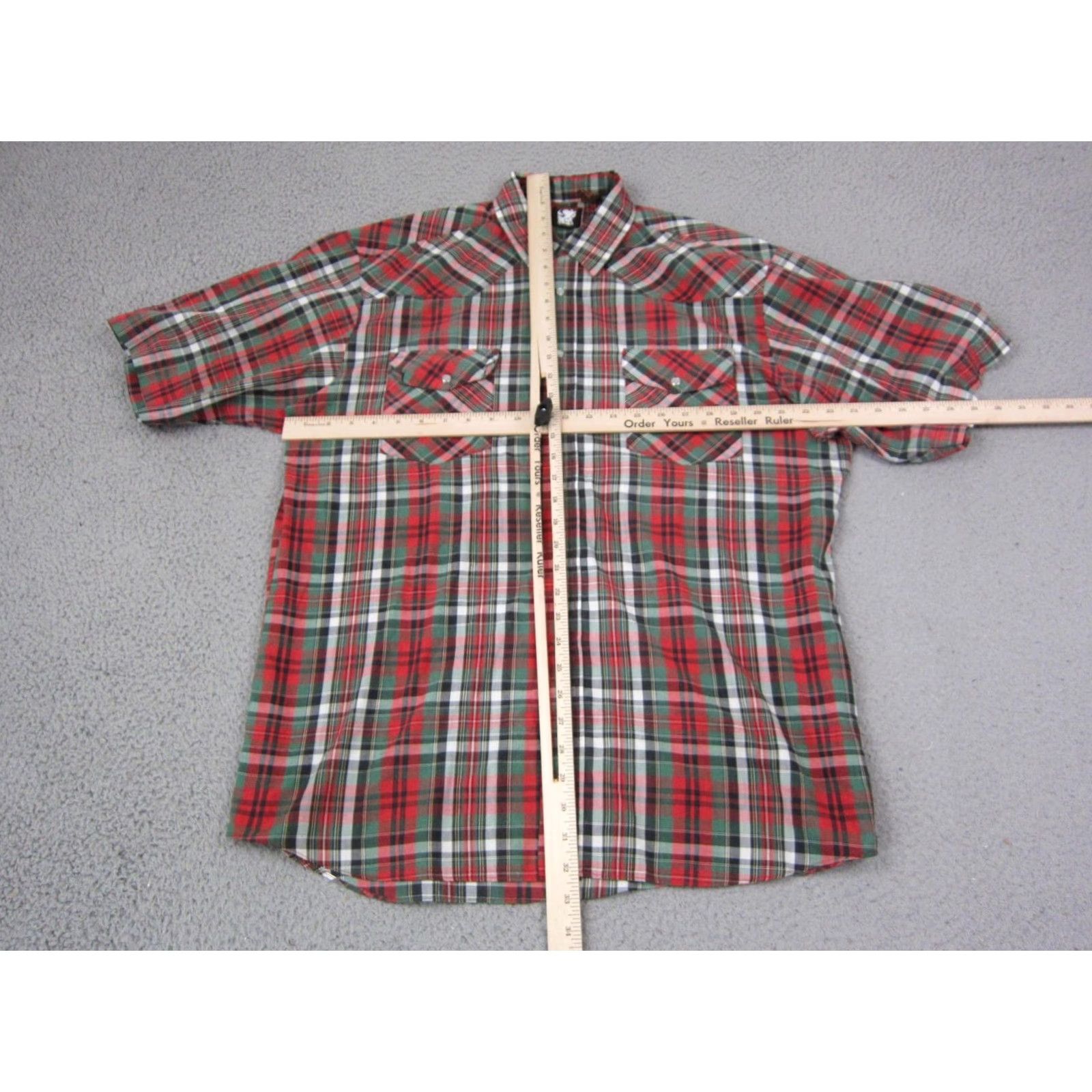 Armani VINTAGE Karman Shirt Mens XL Red Plaid Snap Western Rodeo Cowboy 80s 90s Classic Size US XL / EU 56 / 4 - 6 Thumbnail