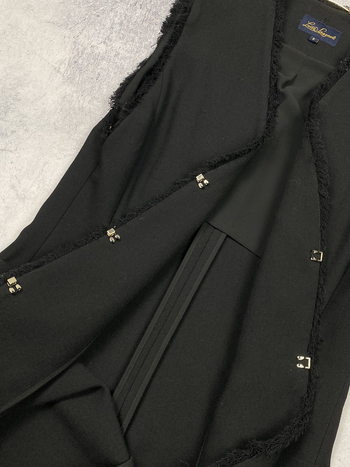 Designer Luisa Spagnoli Italy Designer Wool Long Vest Size S / US 4 / IT 40 - 11 Thumbnail