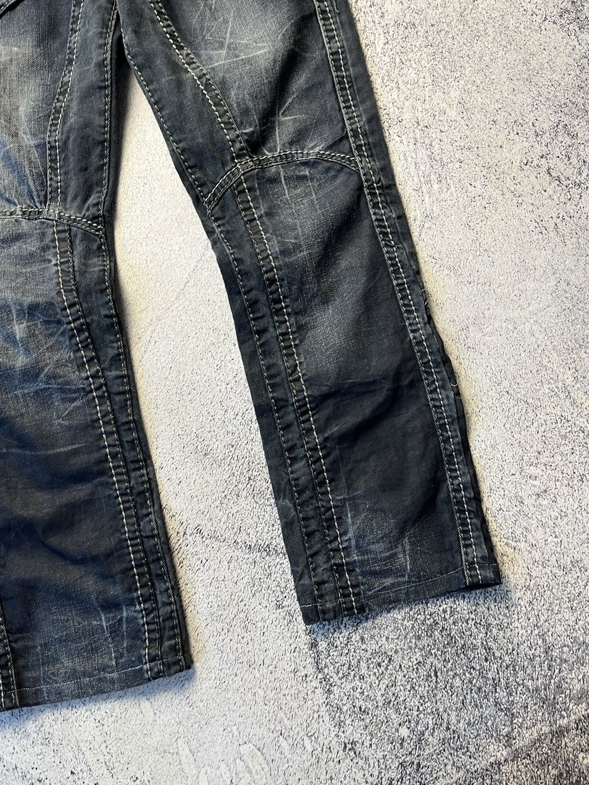 Japanese Brand 0Os VINTAGE Avant Garde Japanese Style Baggy Pants Y2K Size US 32 / EU 48 - 7 Thumbnail