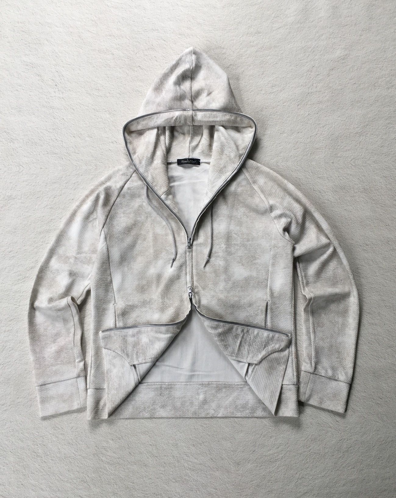 トップス 00s Tornado Mart python hoodie archive 00s TORNADOMART Tornado Mart men's python print see-through shirt