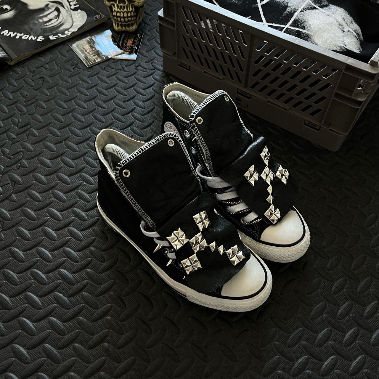 Converse Y2K CUSTOM LEATHER CONVERSE SIZE 37 Size US 6 / IT 36 - 3 Thumbnail