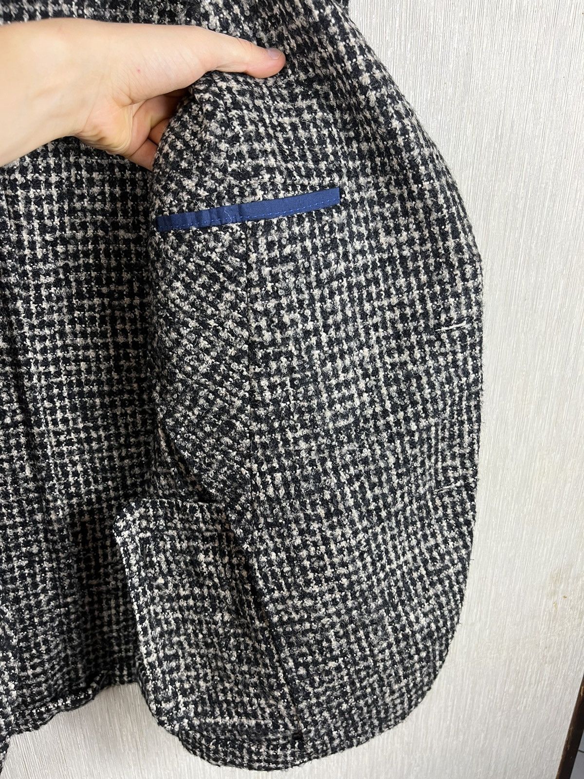 Boglioli Boglioli wool mohair alpaca blazer patterned plaid jacket Size 50R - 20 Thumbnail