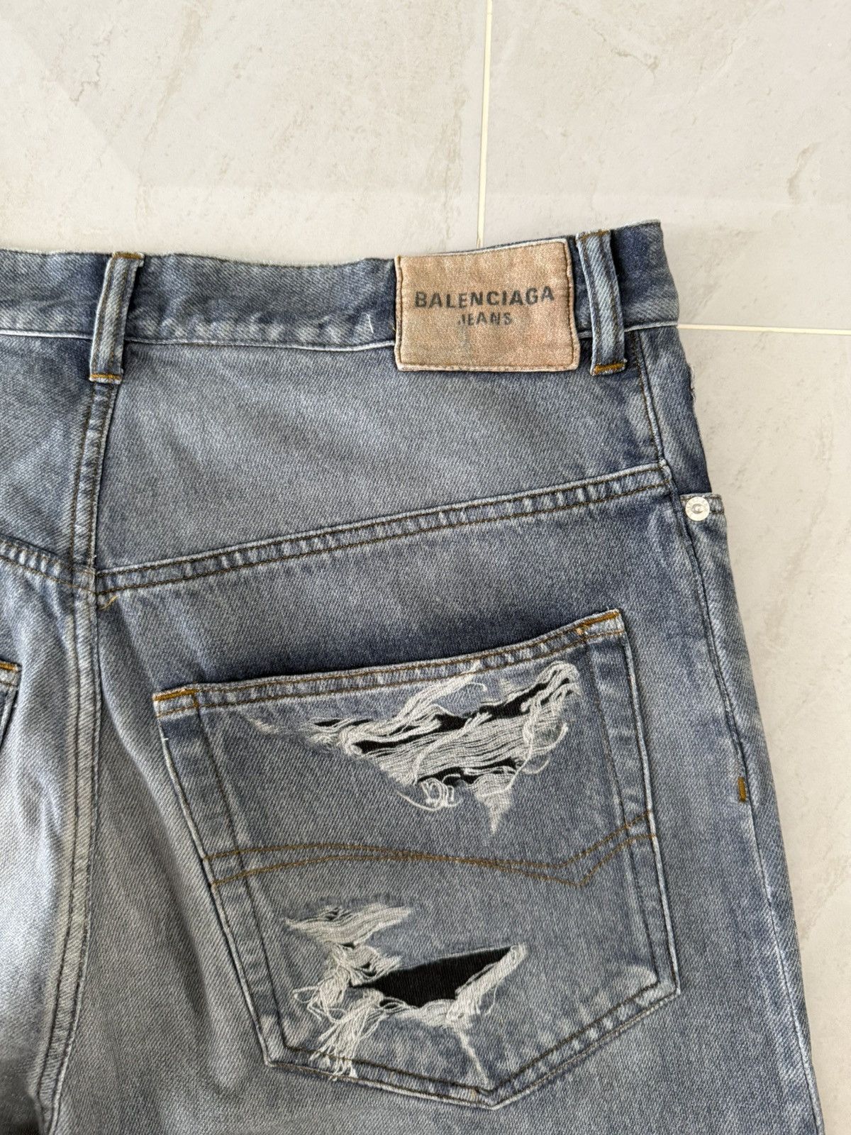 Balenciaga Balenciaga Trompe L'oeil Sweatpants SZ.M Size US 32 / EU 48 - 8 Thumbnail