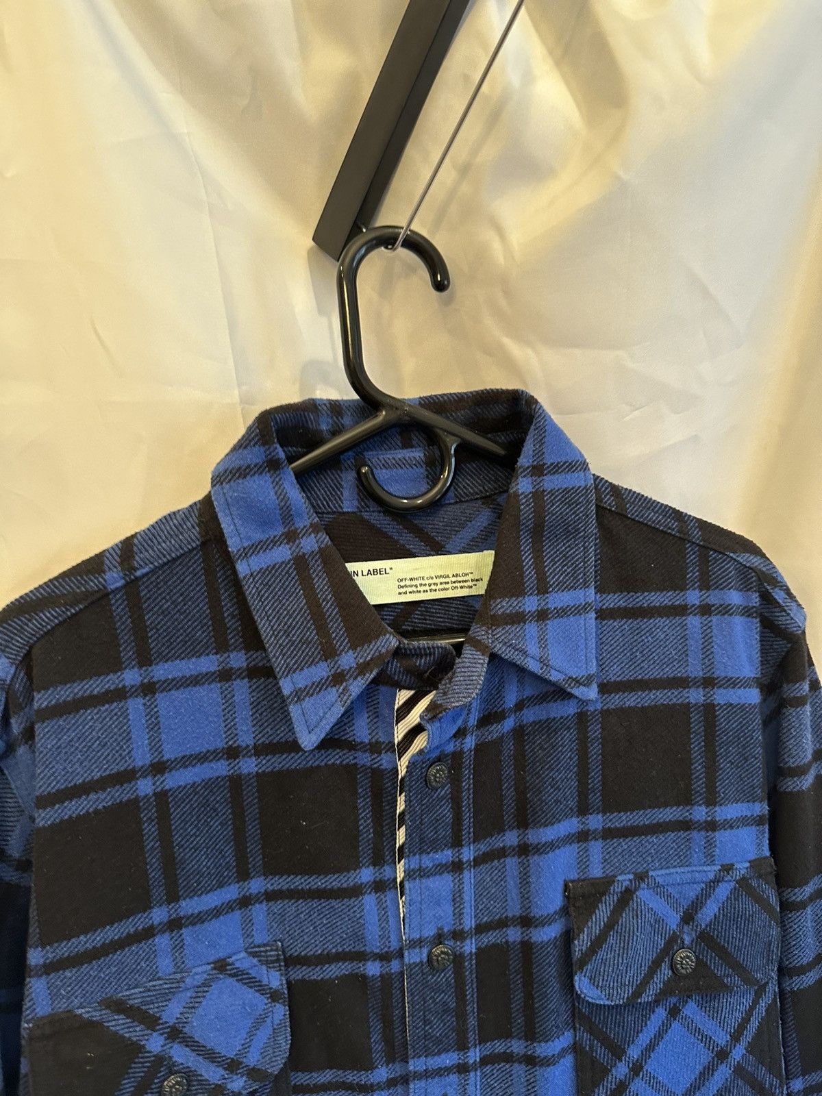Off-White Off-White Plaid Shirt Size US L / EU 52-54 / 3 - 3 Thumbnail