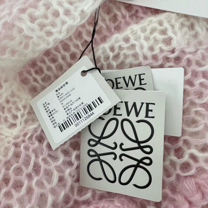 Loewe Loewe Pink Mohair Sweater Size L Size US L / EU 52-54 / 3 - 4 Thumbnail