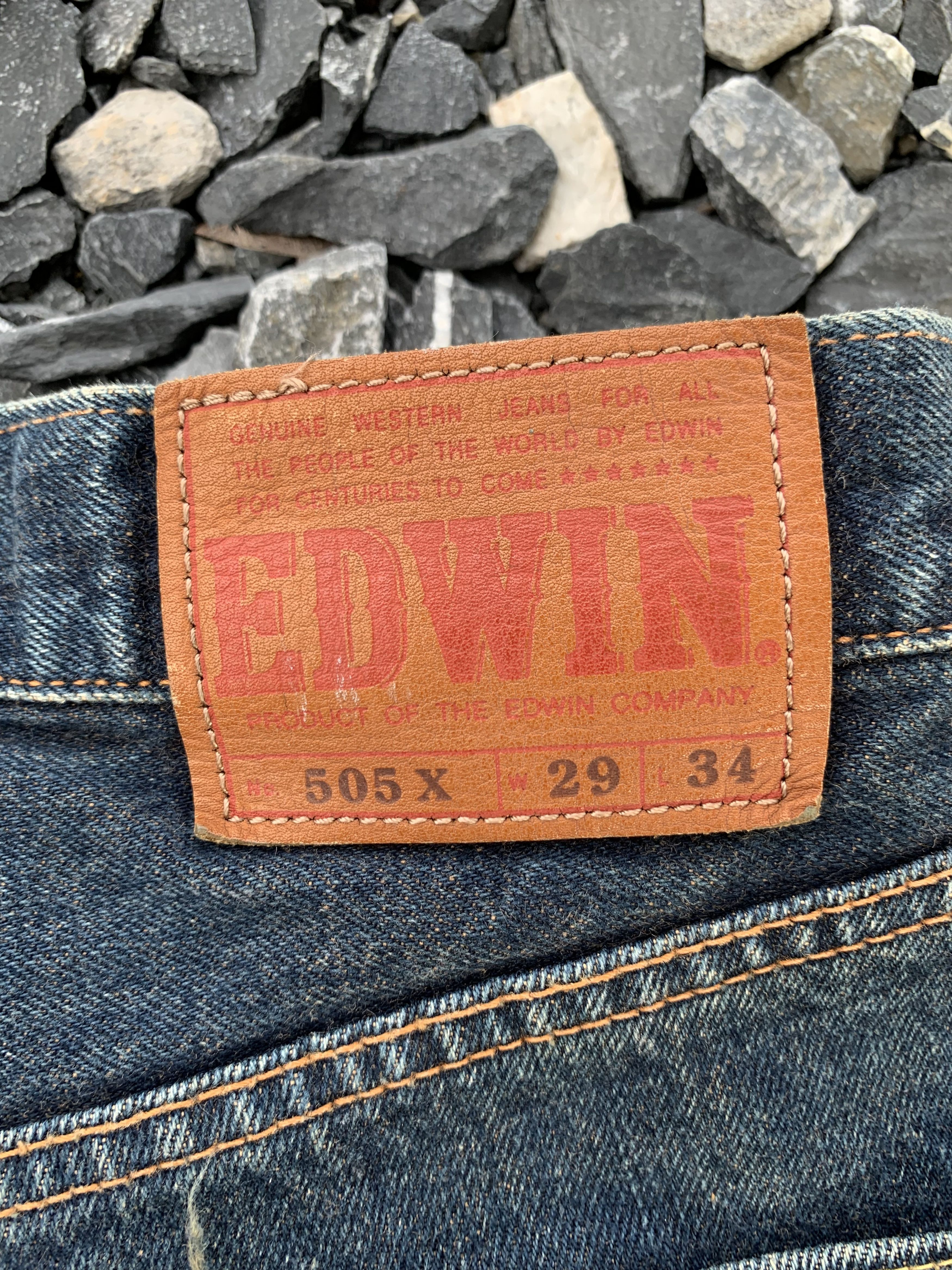 Kapital VINTAGE EDWIN 505X SELVEDGE MUDWASH RUSTY JAPANESE DENIM Size US 28 / EU 44 - 12 Thumbnail