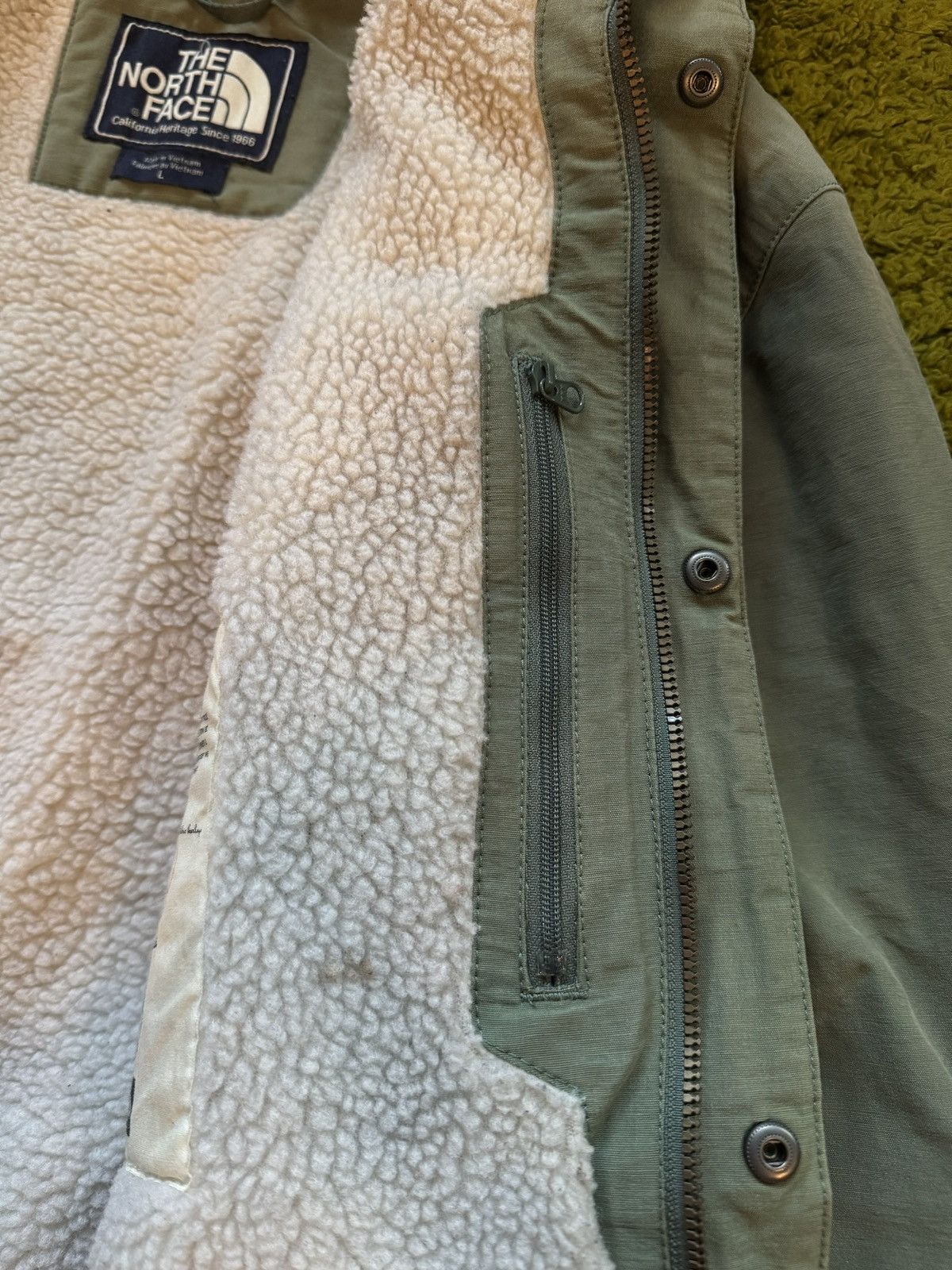 The North Face The North Face TNF gorpcore style khaki hooded parka jacket Size US L / EU 52-54 / 3 - 8 Thumbnail
