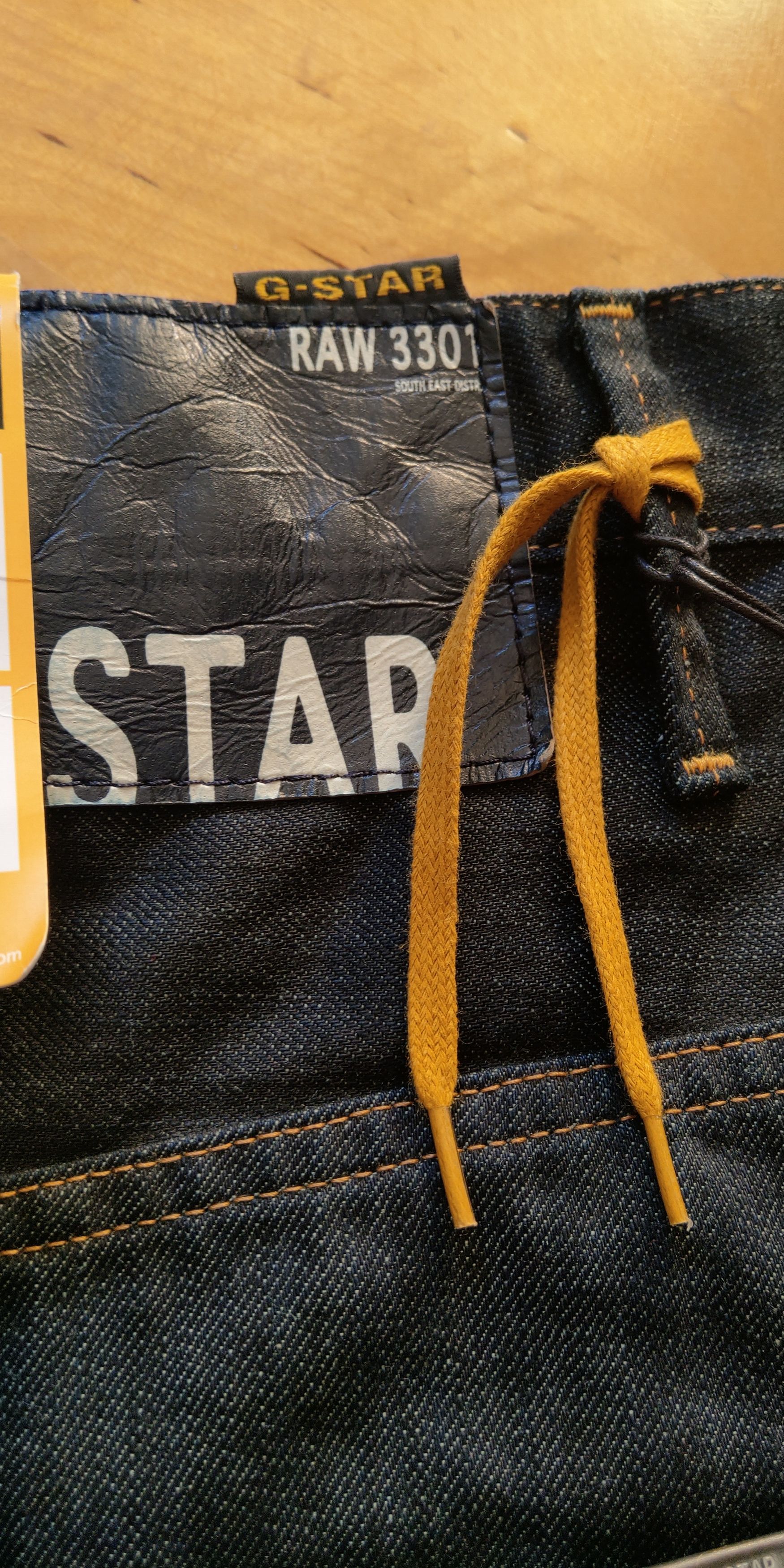 G-Star Stacked J-Arc Pants Selvedge Spiral Raw Denim G-STAR 3301 Size US 26 / EU 42 - 5 Thumbnail