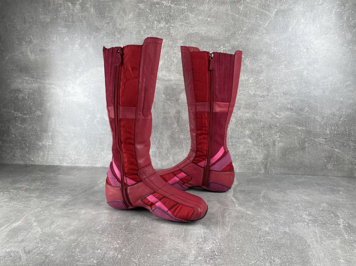 Diesel × Vintage Archive Diesel Y2K Vintage Square Zip Hi-Top Sneakers Boots Size US 10 / IT 40 - 6 Thumbnail