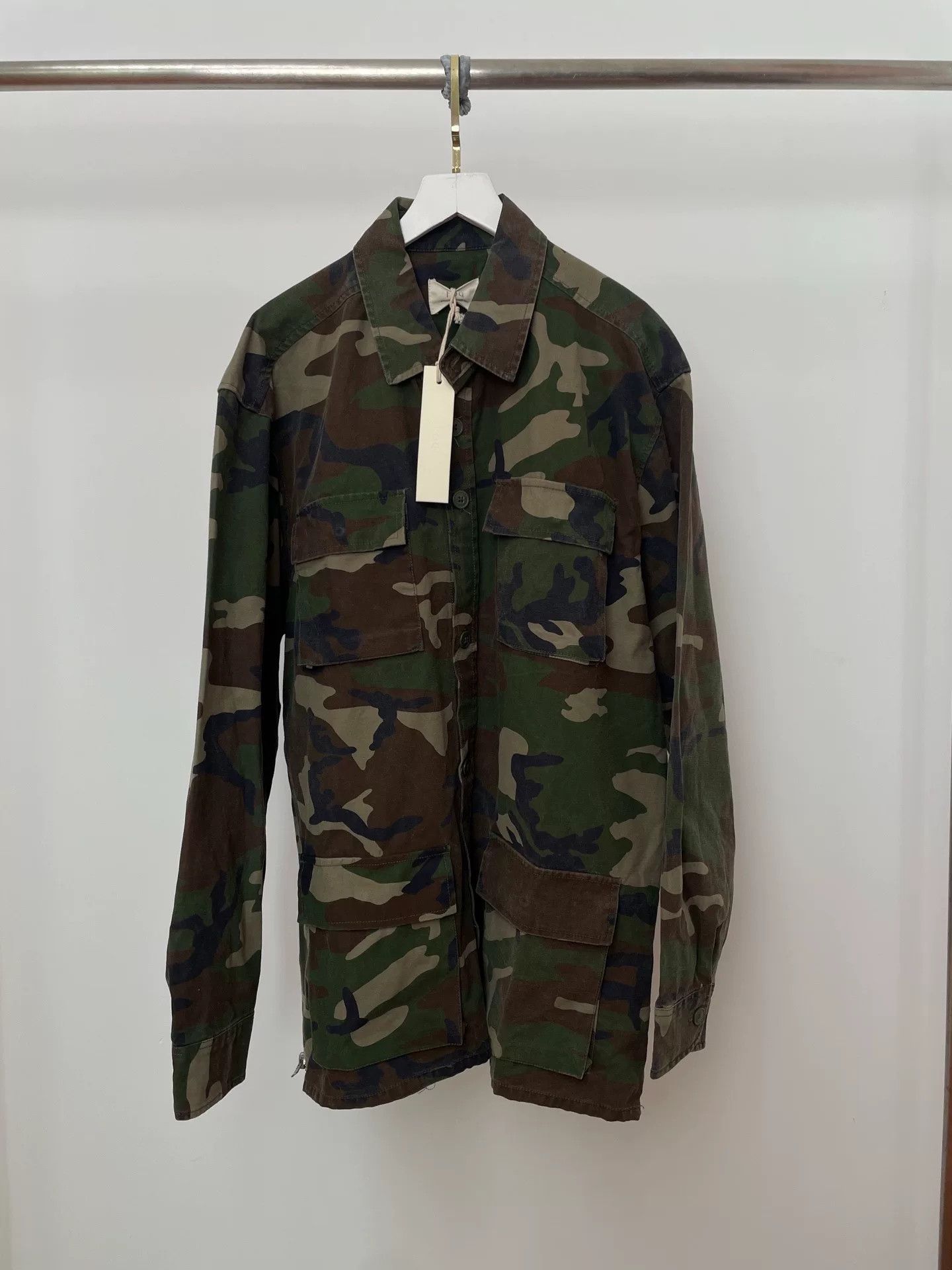 Fear of God Fear of God FOG Camo Pocket Jacket Shirt Size US L / EU 52-54 / 3 - 1 Thumbnail
