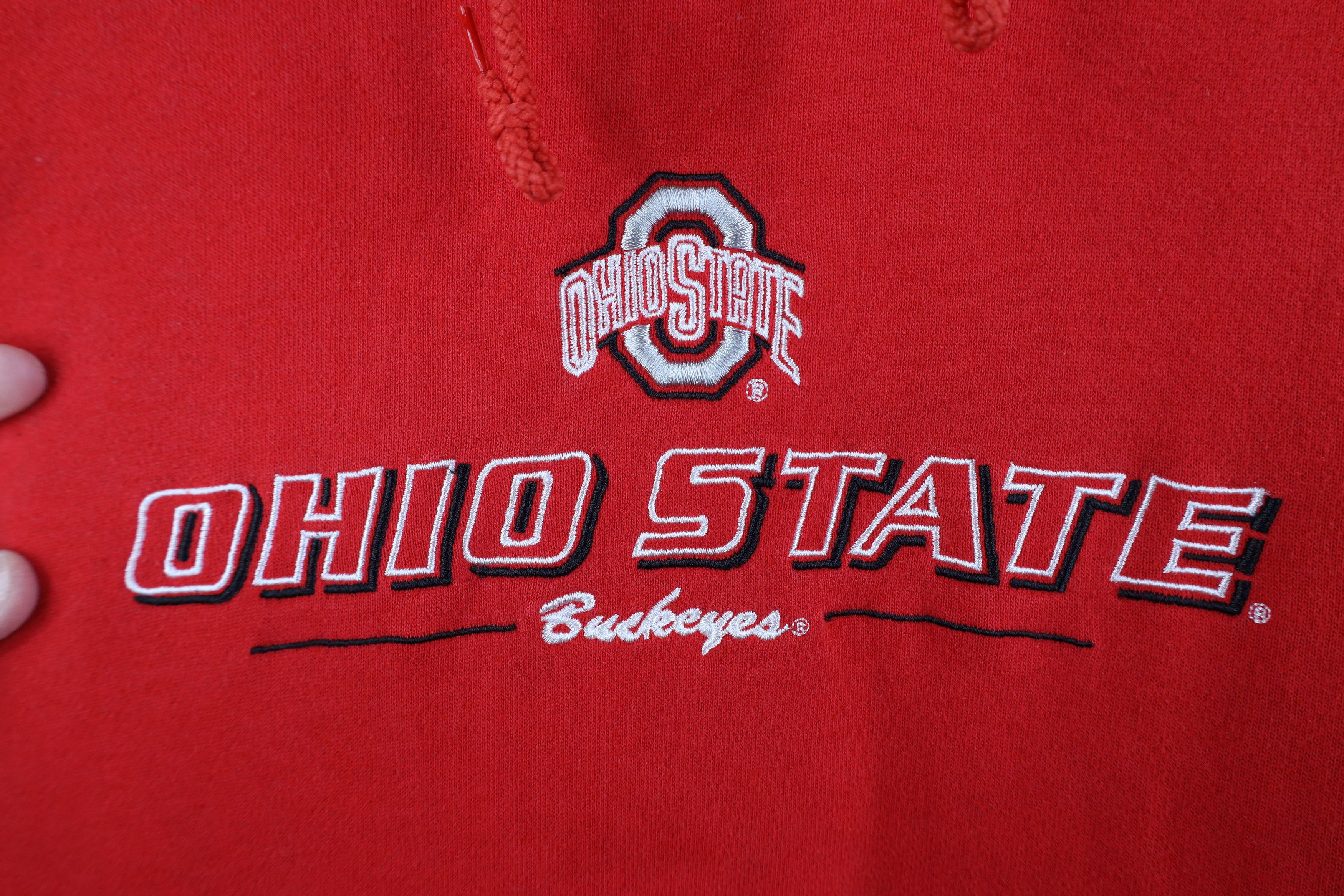 Vintage Vintage 90s Fit Ohio State University Hoodie Sweatshirt Size US XL / EU 56 / 4 - 4 Thumbnail