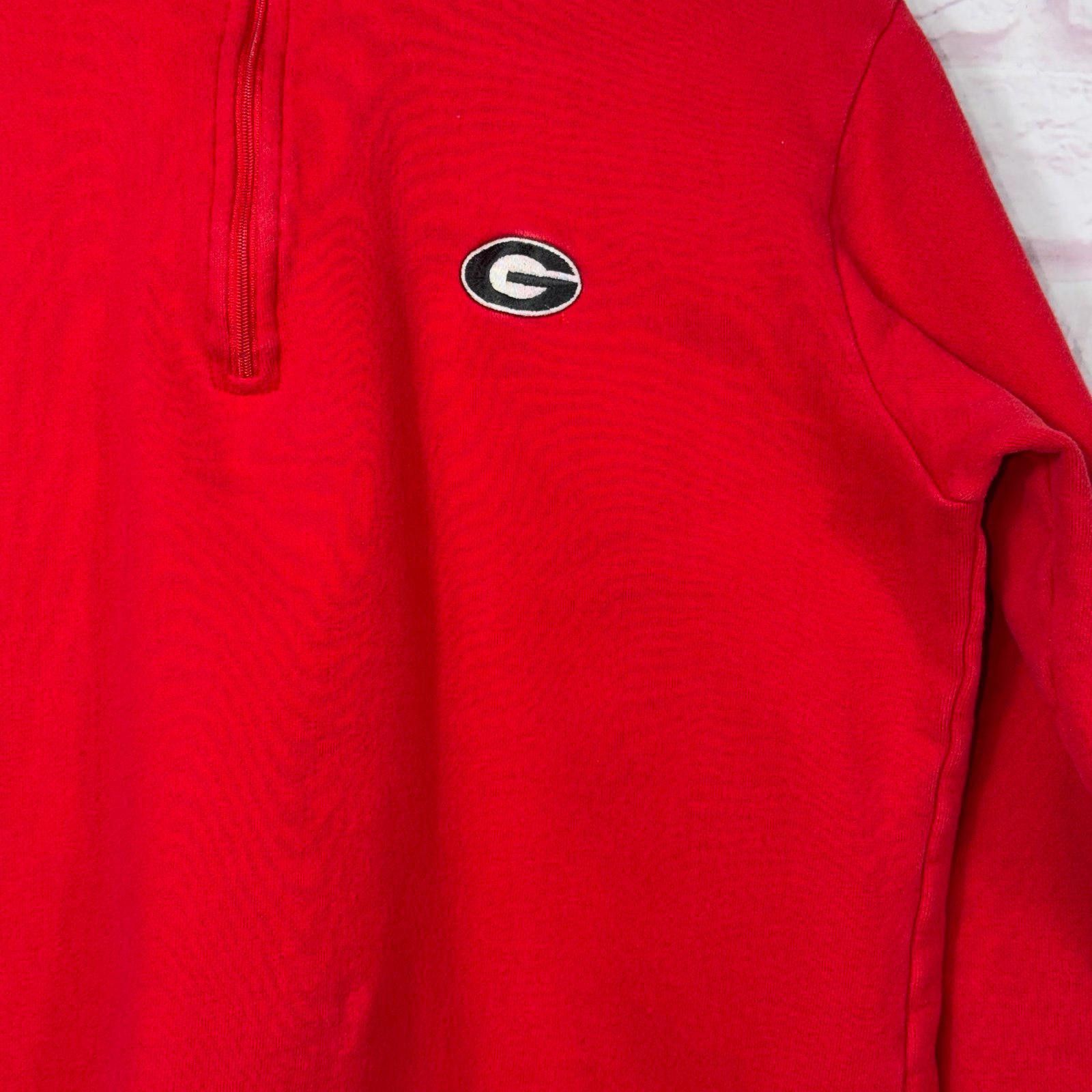 Cutter & Buck Cutter & Buck Medium Red Quarter-Zip Pullover Size ONE SIZE - 2 Thumbnail