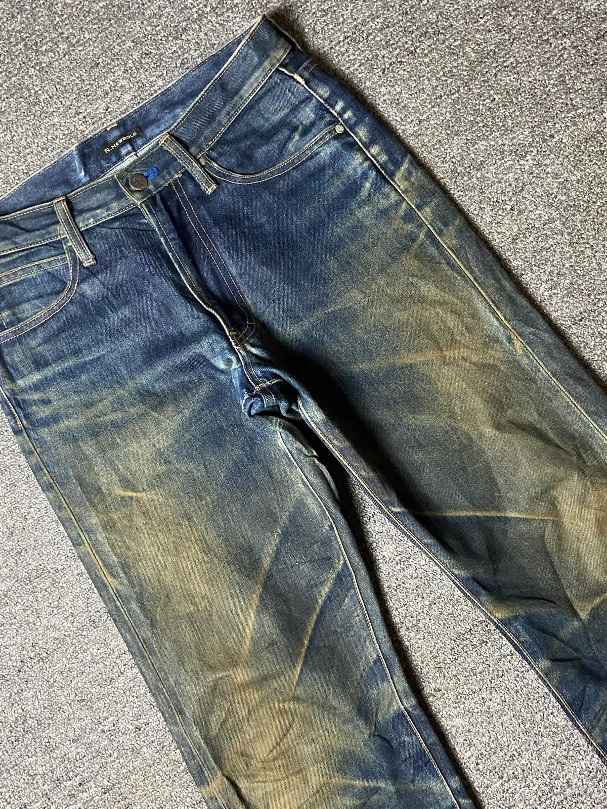R.Newbold × Vintage R.Newbold Brand Distressed Denim Jeans (122) Size US 30 / EU 46 - 9 Thumbnail