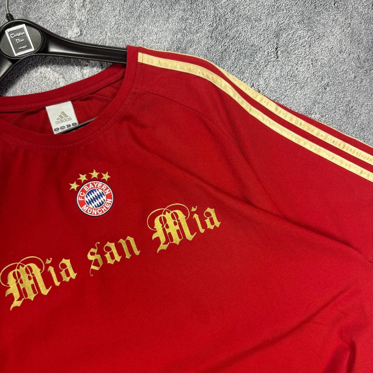 Adidas Rare Vintage Adidas FC Bayern Munchen EV T-shirt Size US L / EU 52-54 / 3 - 2 Thumbnail