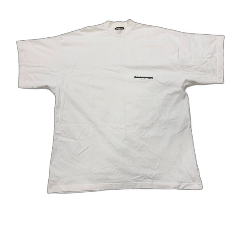 Balenciaga White Short Sleeve T-shirt
