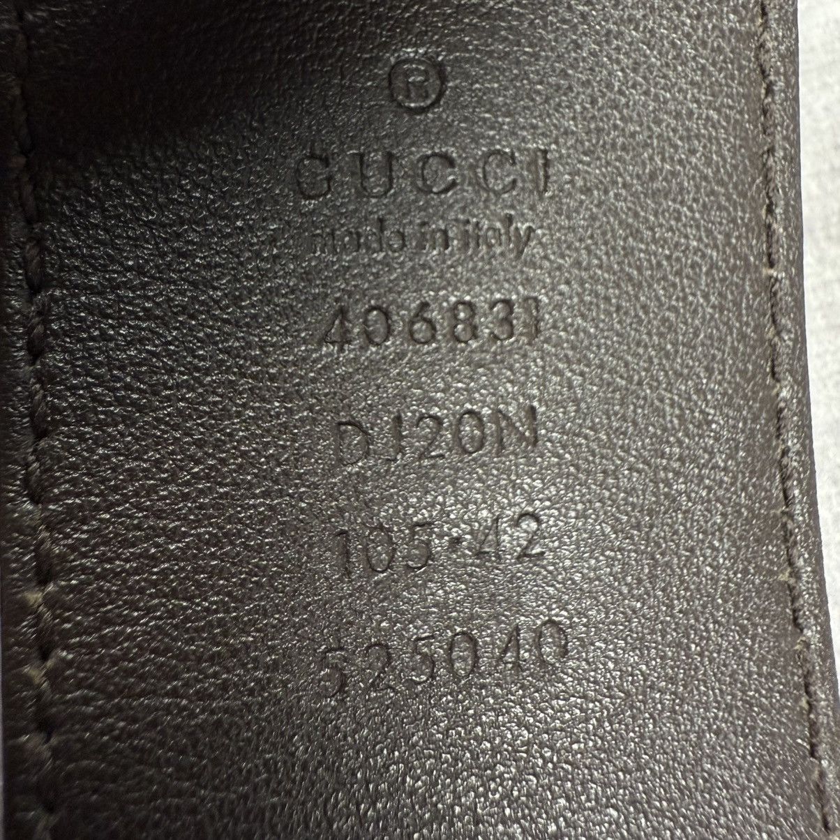 Gucci GUCCI GG-Buckle ‘Black’ Leather Belt Size 36 - 5 Thumbnail