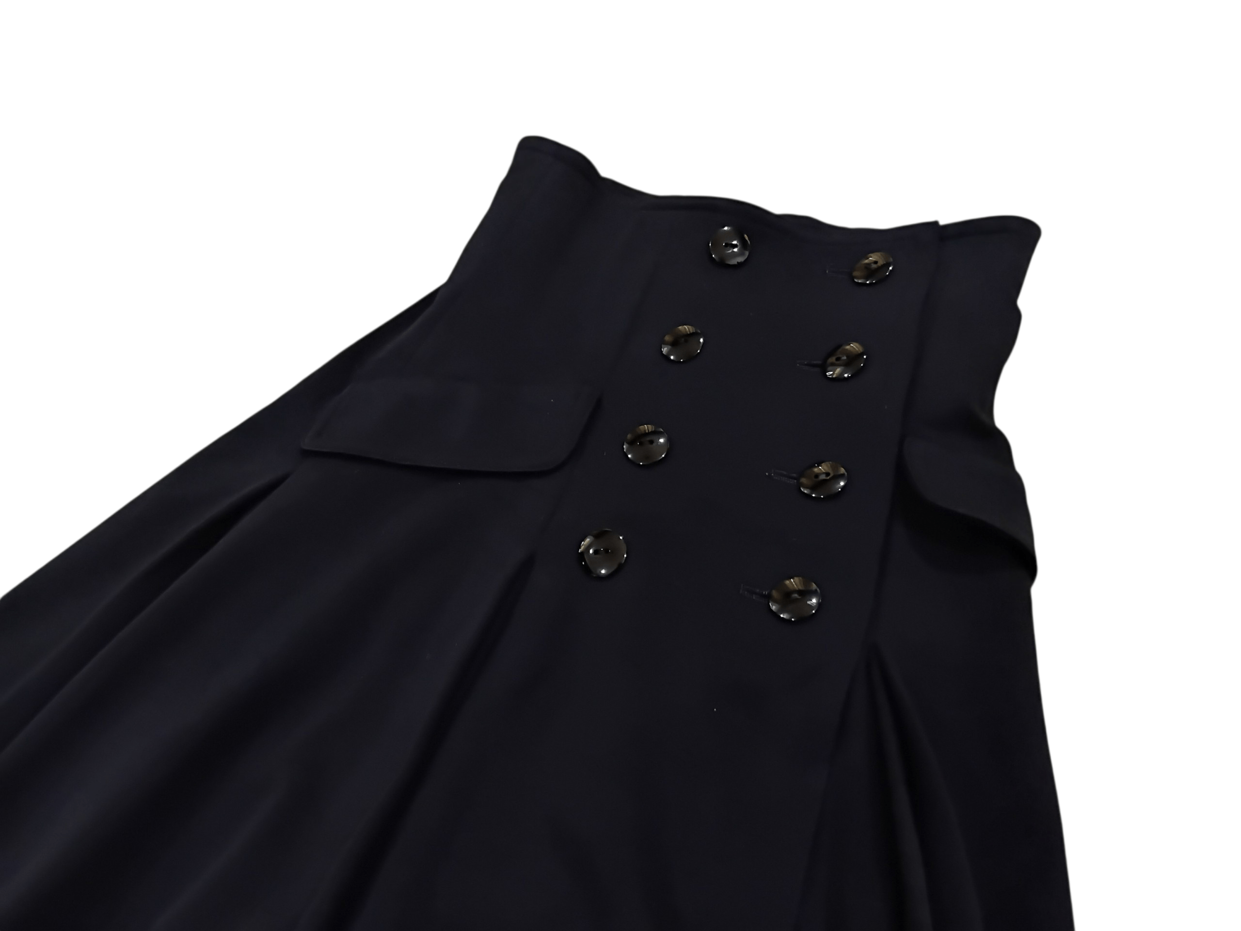 Dior Vintage Miss Dior Christian Dior Pleated Wool Skirt Size 25" / US 0 / IT 36 - 4 Thumbnail
