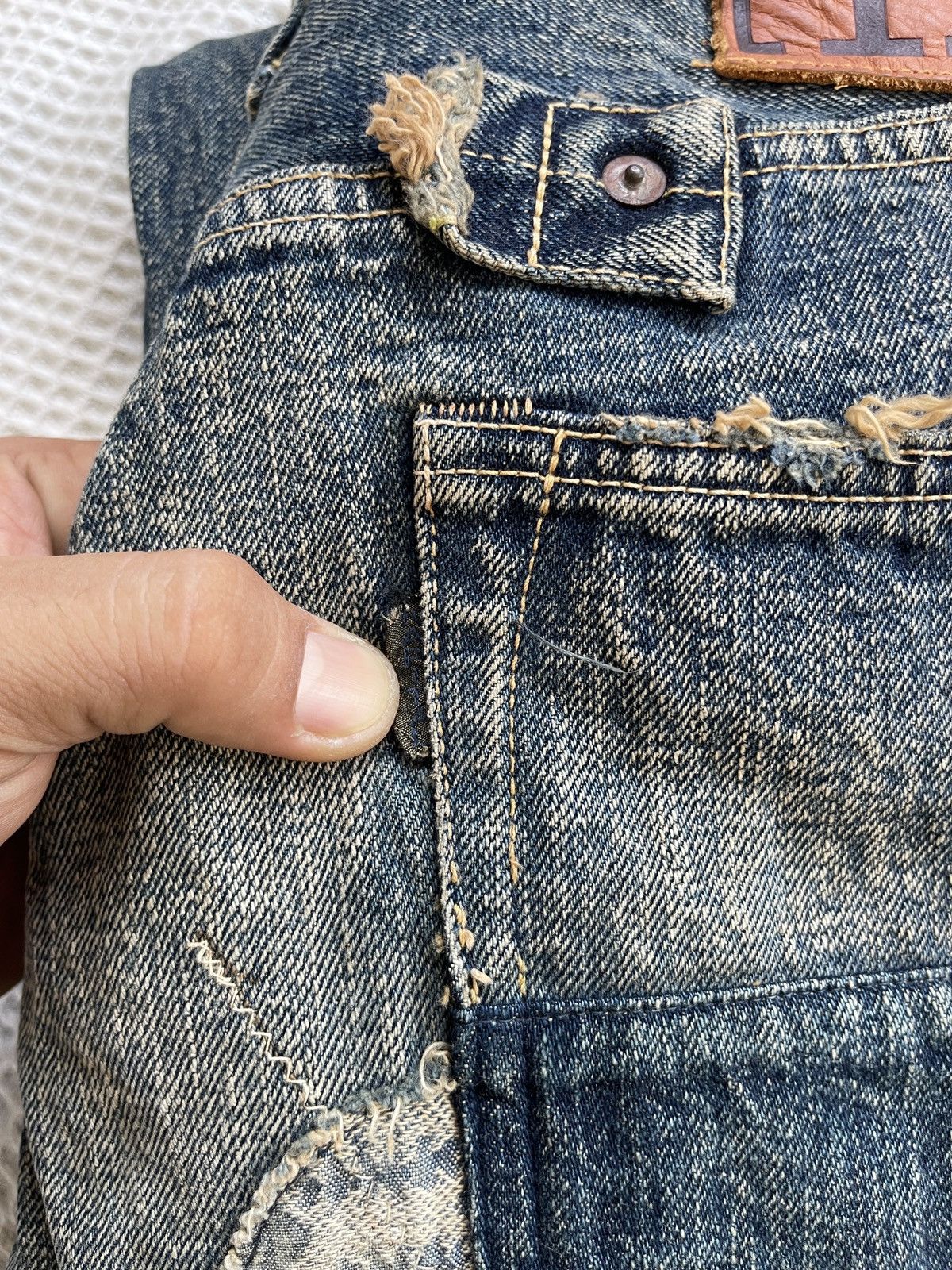 Kapital Kountry ARCHIVE🔥KAPITAL KOUNTRY🔥Shashiko Patchworks Selvedge Denim Size US 30 / EU 46 - 12 Thumbnail