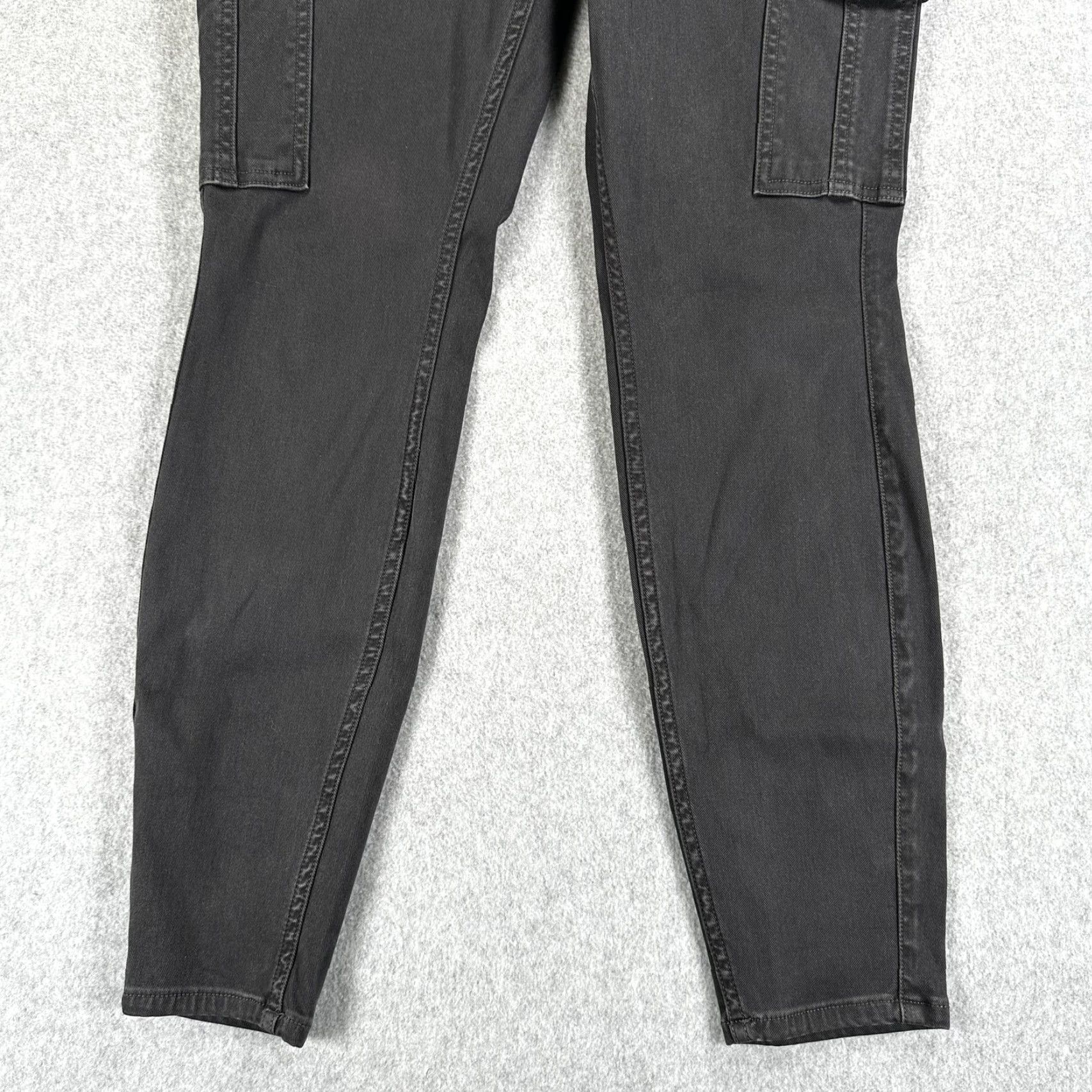 Spanx Spanx Pants Womens Large Gray Cargo Tapered Leg Pull On Elastic Waist Casual Size 36" / US 14 / IT 50 - 6 Thumbnail
