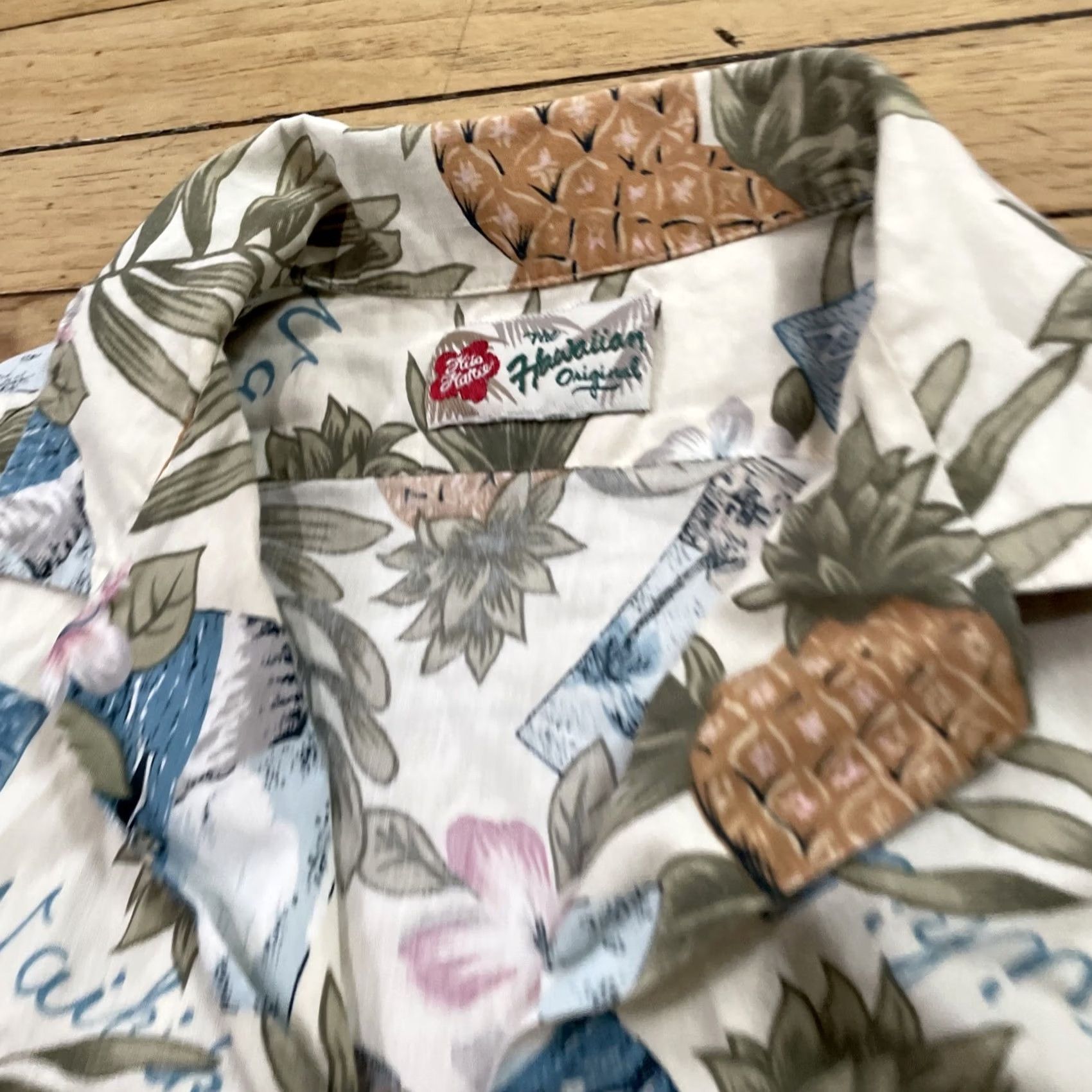 Hilo Hattie Hilo Hattie Hawaiian Button Shirt Men M Pacific Print Pineapple Graphic Relaxed Shirt Size US M / EU 48-50 / 2 - 5 Thumbnail