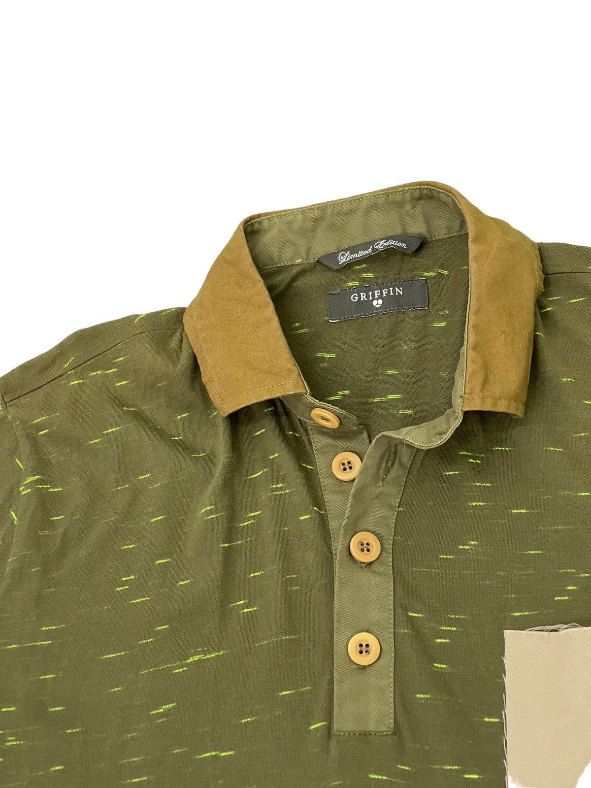 Griffin Patchwork Polo Griffin Italy Limited Edition 5🟩2 Size US M / EU 48-50 / 2 - 6 Thumbnail