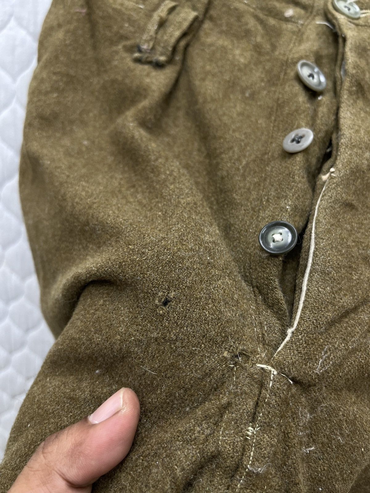 Vintage 🔥🔥🔥STEALS VTG JAPAN MILITARY WOOL PANTS Size US 29 - 5 Thumbnail